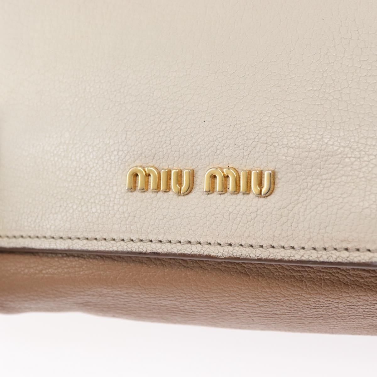 Miu Miu Miu Miu Madras Convertible Lock Tote Leather Size ONE SIZE - 21 Thumbnail