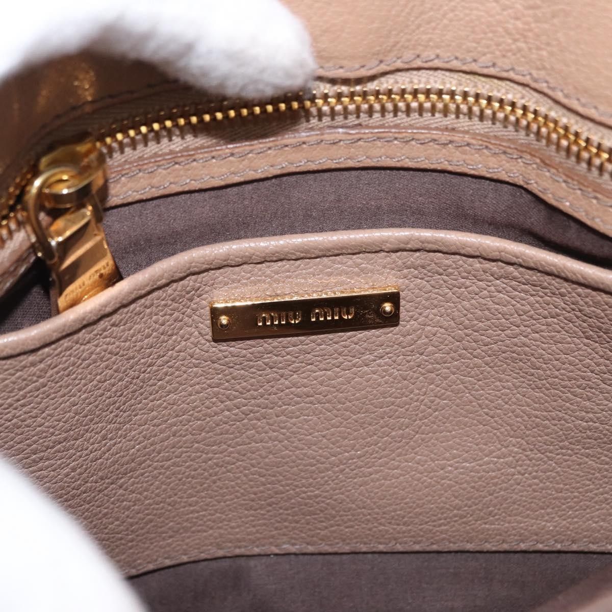 Miu Miu Miu Miu Madras Convertible Lock Tote Leather Size ONE SIZE - 6 Thumbnail