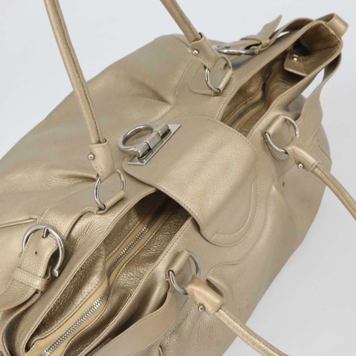 Salvatore Ferragamo Salvatore Ferragamo Gancini Leather Size ONE SIZE - 15 Thumbnail