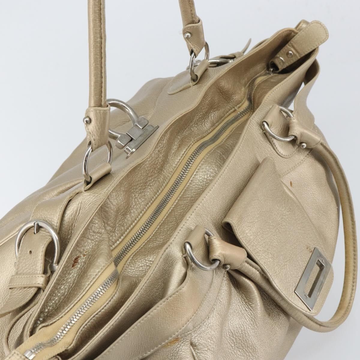 Salvatore Ferragamo Salvatore Ferragamo Gancini Leather Size ONE SIZE - 19 Thumbnail