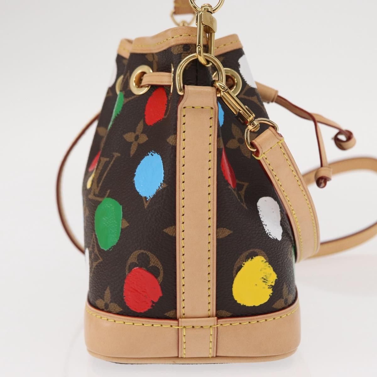 Louis Vuitton Louis Vuitton Noe Yayoi Kusama Painted Dots Monogram Canvas Size ONE SIZE - 4 Thumbnail