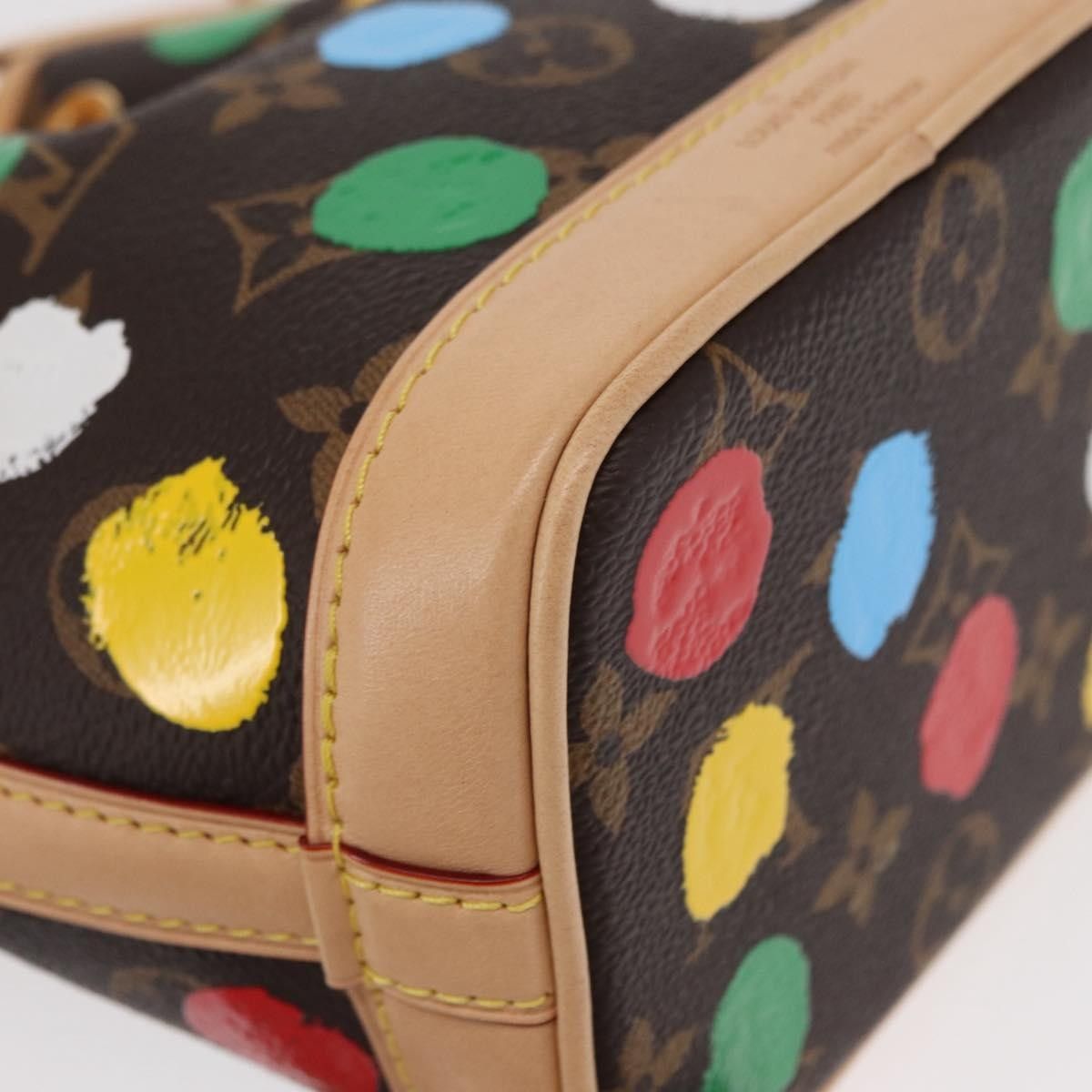 Louis Vuitton Louis Vuitton Noe Yayoi Kusama Painted Dots Monogram Canvas Size ONE SIZE - 11 Thumbnail