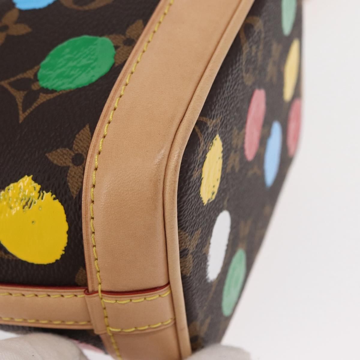 Louis Vuitton Louis Vuitton Noe Yayoi Kusama Painted Dots Monogram Canvas Size ONE SIZE - 9 Thumbnail