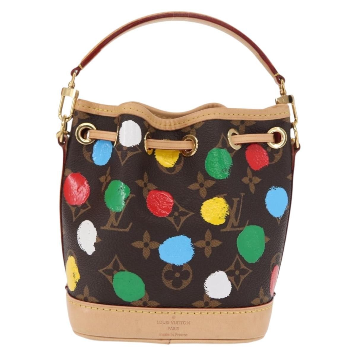 Louis Vuitton Louis Vuitton Noe Yayoi Kusama Painted Dots Monogram Canvas Size ONE SIZE - 2 Thumbnail