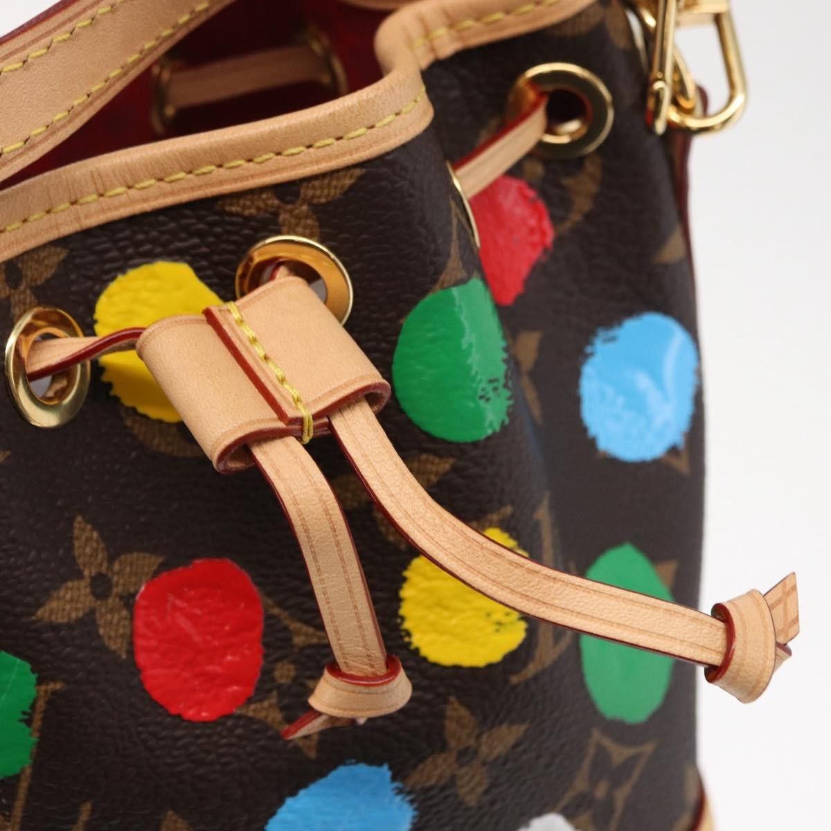 Louis Vuitton Louis Vuitton Noe Yayoi Kusama Painted Dots Monogram Canvas Size ONE SIZE - 22 Thumbnail