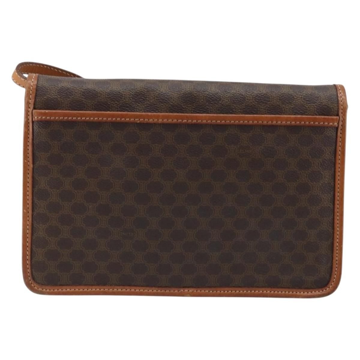 Celine Celine Vintage Macadam Circle Logo Canvas and Leather Size ONE SIZE - 2 Thumbnail