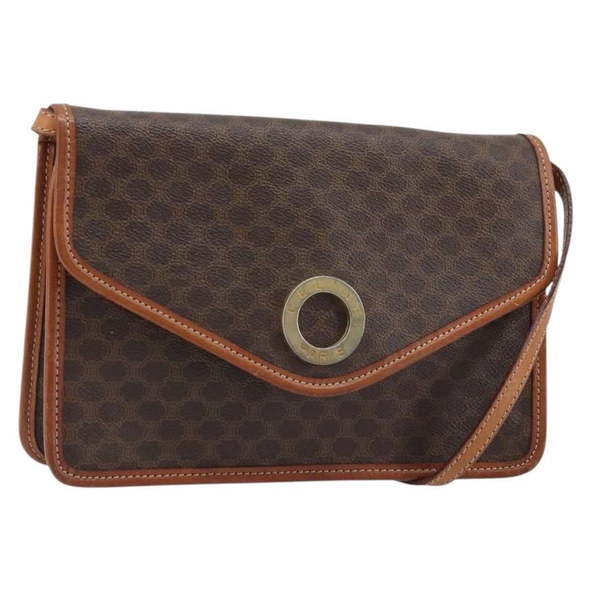 Celine Celine Vintage Macadam Circle Logo Canvas and Leather Size ONE SIZE - 17 Thumbnail