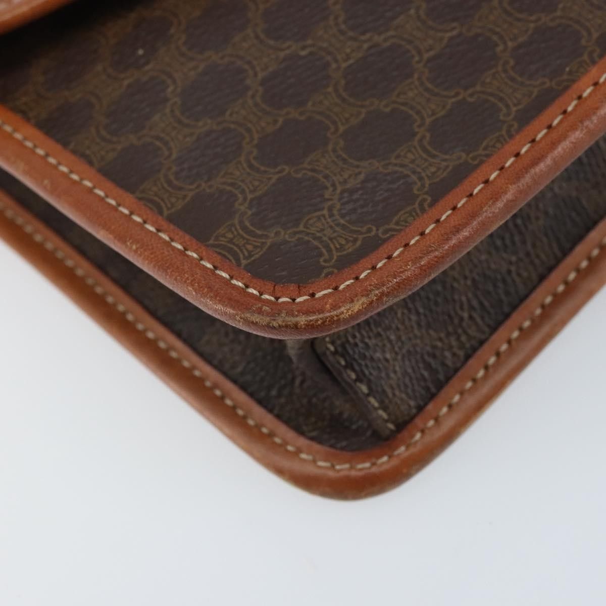 Celine Celine Vintage Macadam Circle Logo Canvas and Leather Size ONE SIZE - 10 Thumbnail