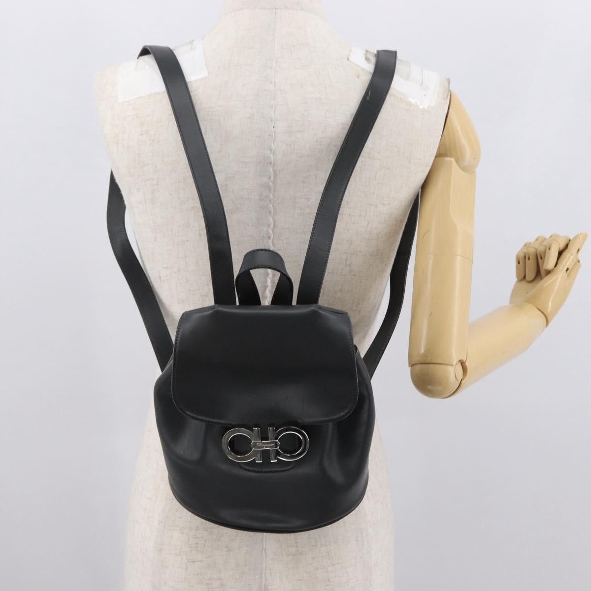 Salvatore Ferragamo Salvatore Ferragamo Gancini Flap Drawstring Leather Size ONE SIZE - 13 Thumbnail