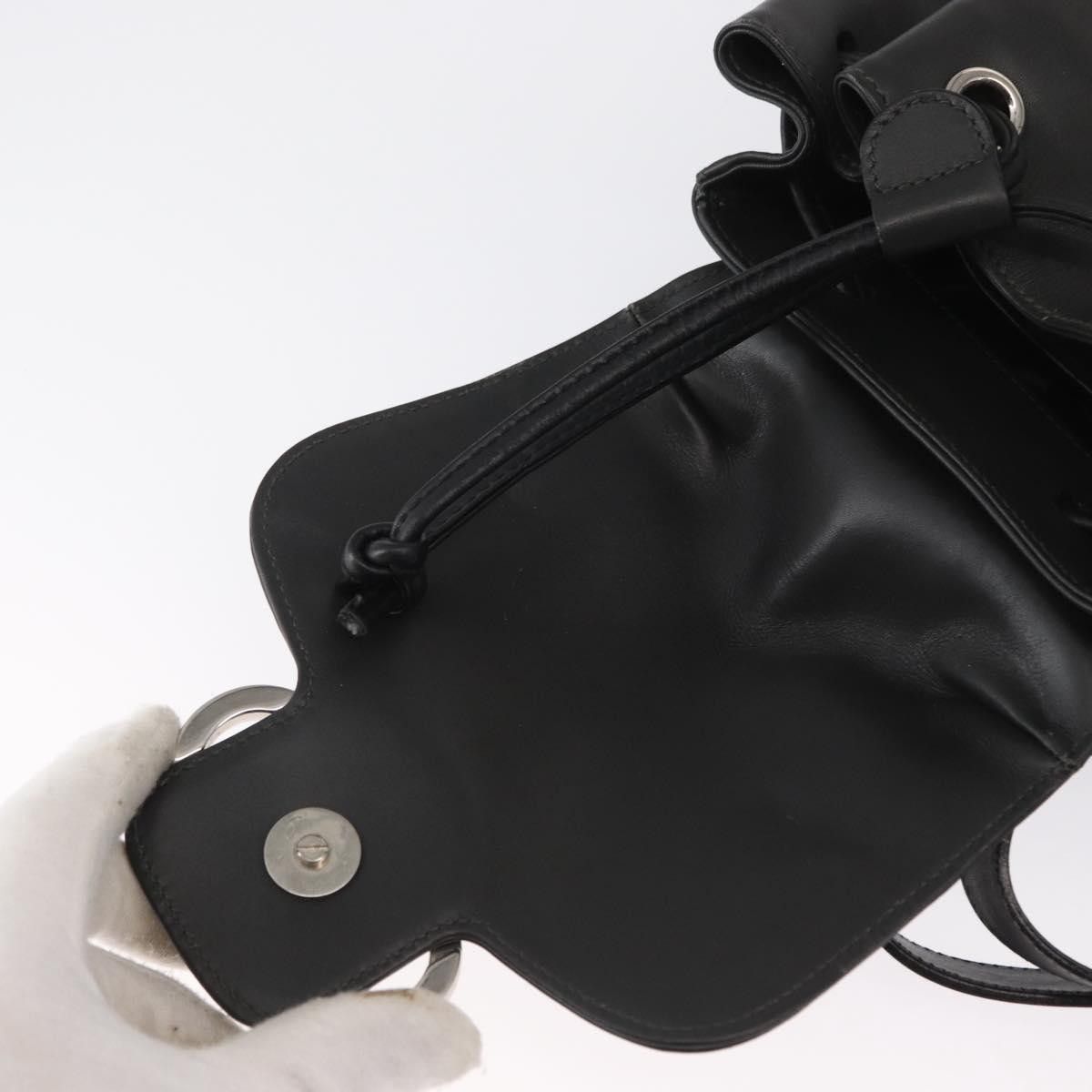 Salvatore Ferragamo Salvatore Ferragamo Gancini Flap Drawstring Leather Size ONE SIZE - 17 Thumbnail