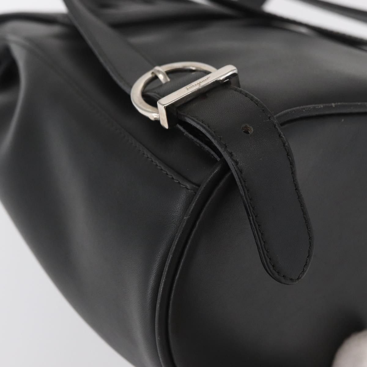 Salvatore Ferragamo Salvatore Ferragamo Gancini Flap Drawstring Leather Size ONE SIZE - 9 Thumbnail