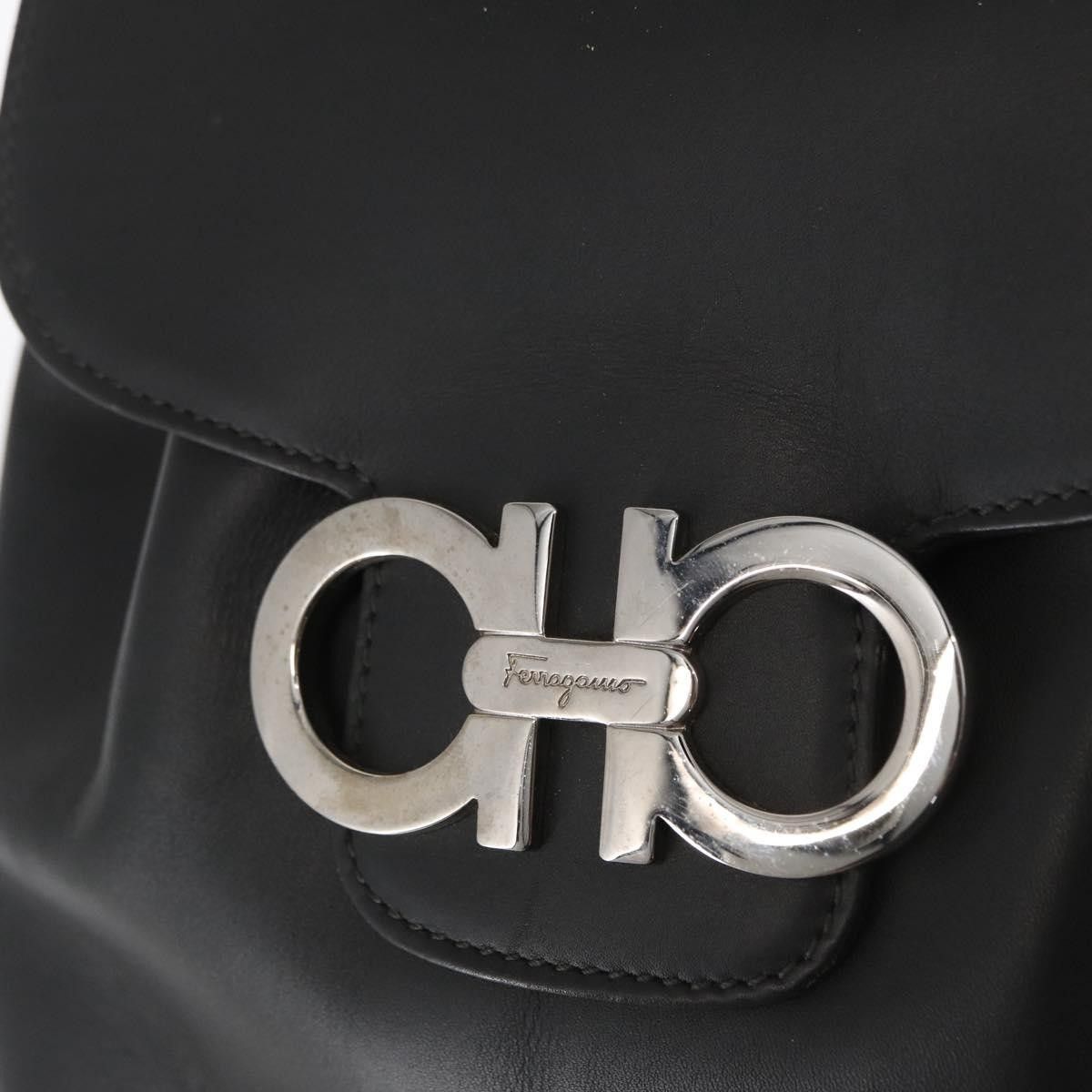 Salvatore Ferragamo Salvatore Ferragamo Gancini Flap Drawstring Leather Size ONE SIZE - 12 Thumbnail