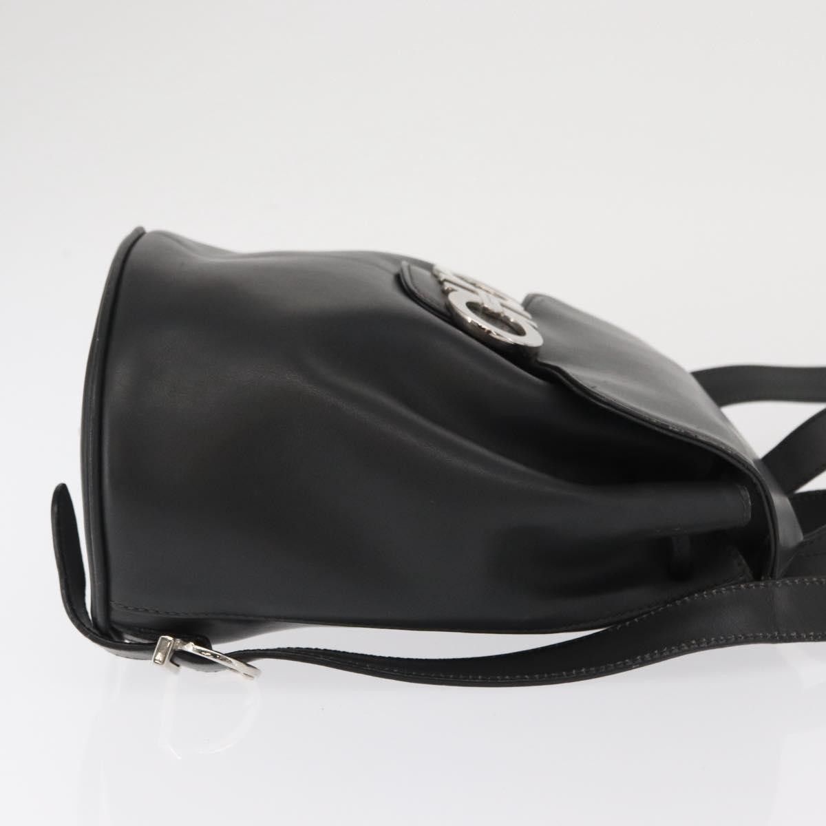 Salvatore Ferragamo Salvatore Ferragamo Gancini Flap Drawstring Leather Size ONE SIZE - 3 Thumbnail