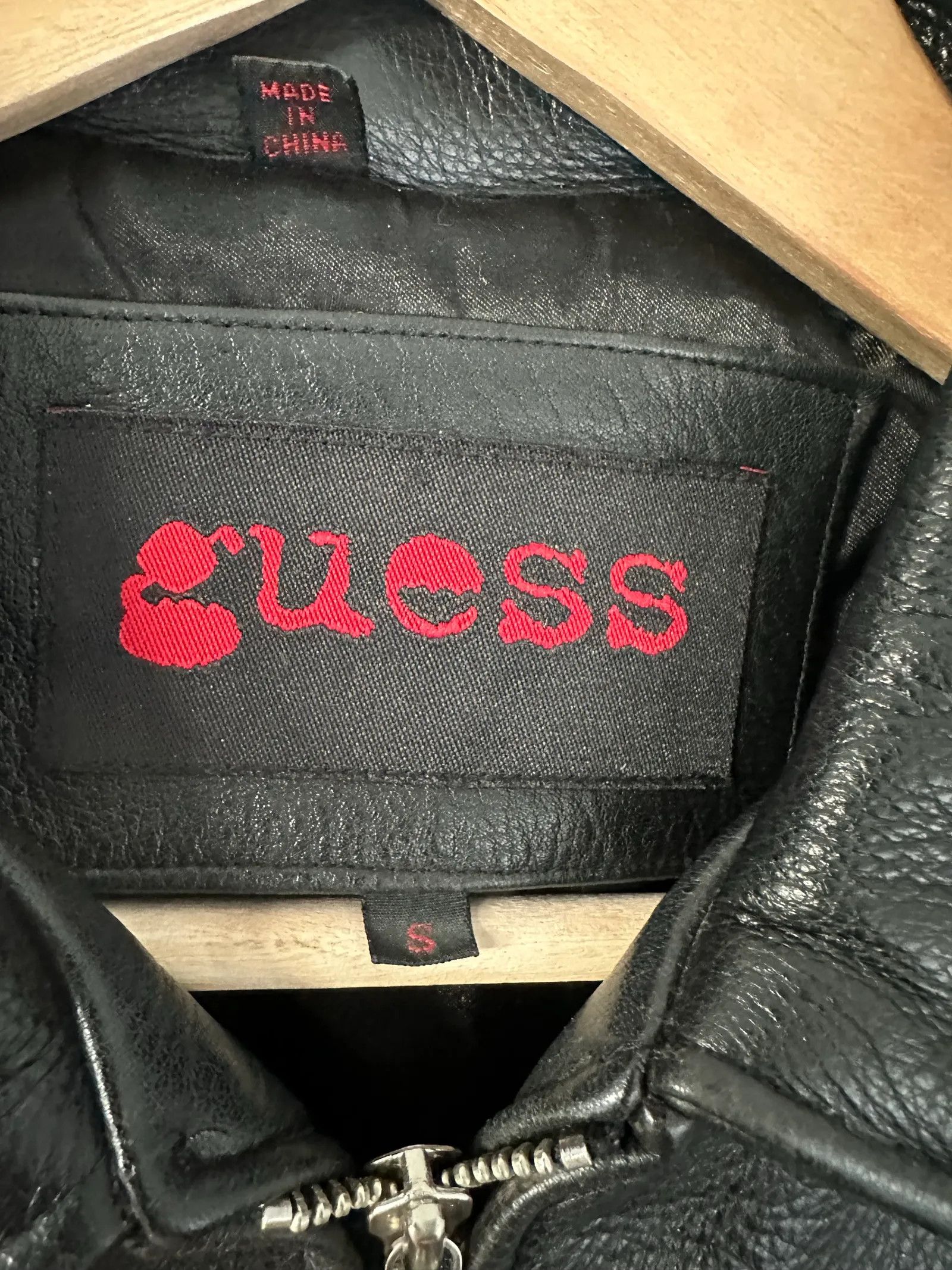 Guess Guess Leather Jacket Size S / US 4 / IT 40 - 2 Thumbnail