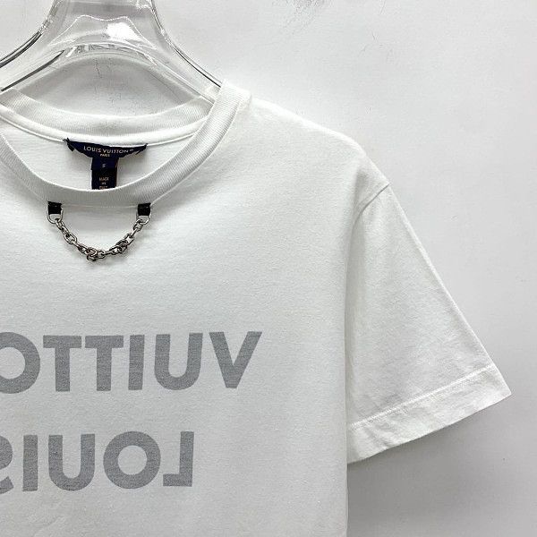 Louis Vuitton Louis Vuitton Chain Detail Logo T-Shirt Size S Size S / US 4 / IT 40 - 5 Thumbnail