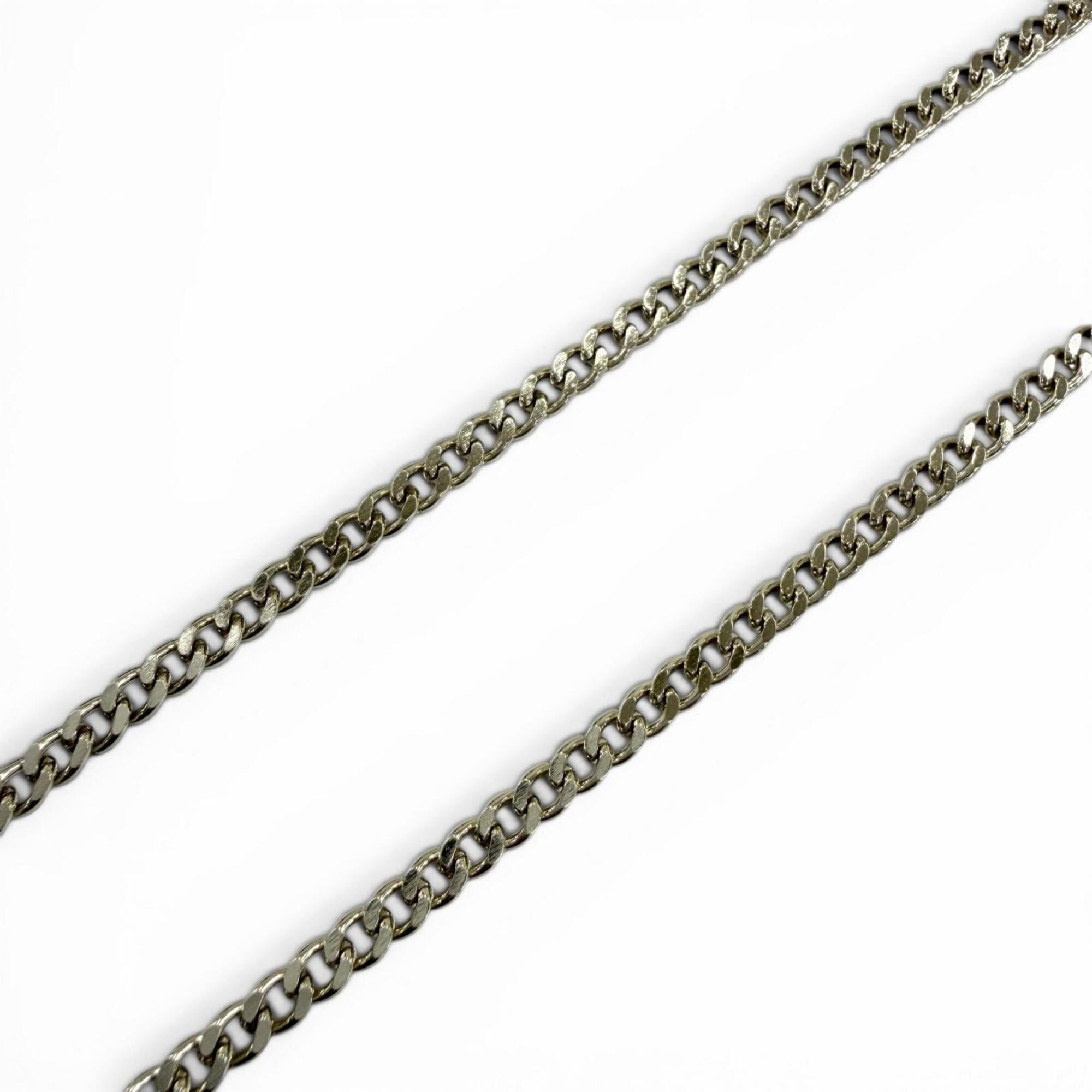 Chanel CHANEL A22C Coco Mark Rhinestone Perfume Motif Pendant Necklace, Gold and Pink, Made in France, Women's Size ONE SIZE - 7 Thumbnail