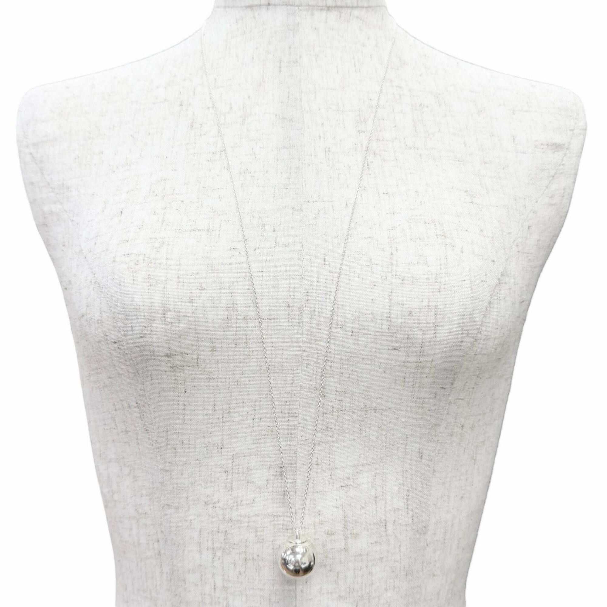 Tiffany & Co. TIFFANY&Co. Tiffany HardWear Ball Pendant Necklace, AG925, 19mm diameter, 14.8g weight, with box and dust bag, for women. Size ONE SIZE - 3 Thumbnail
