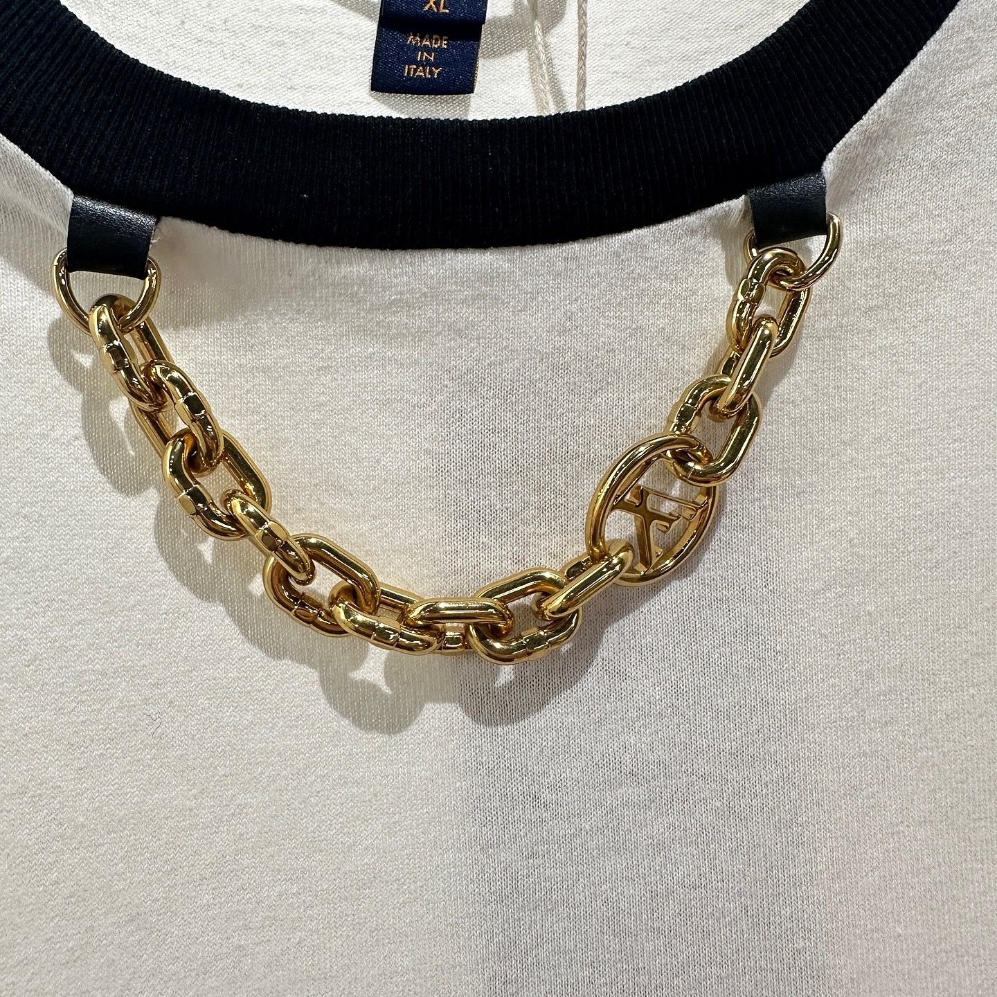 Louis Vuitton Louis Vuitton Chain Detail Short Sleeve T-Shirt Size XL Size XL / US 12-14 / IT 48-50 - 7 Thumbnail