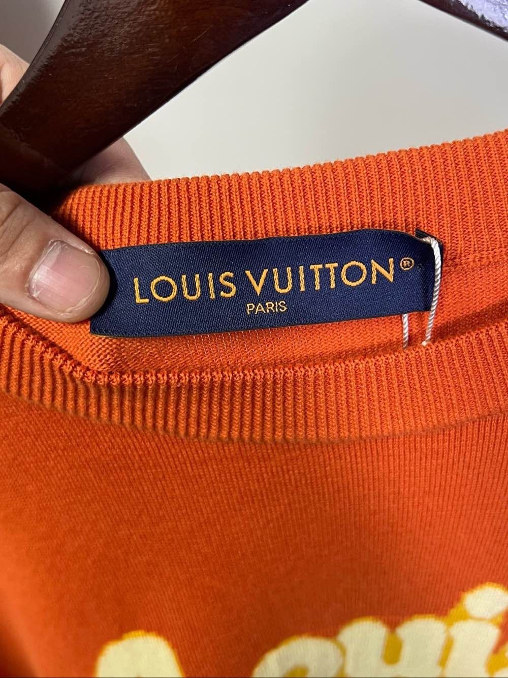 Louis Vuitton Louis Vuitton Logo Knit T-Shirt Size XS Size US XS / EU 42 / 0 - 3 Thumbnail