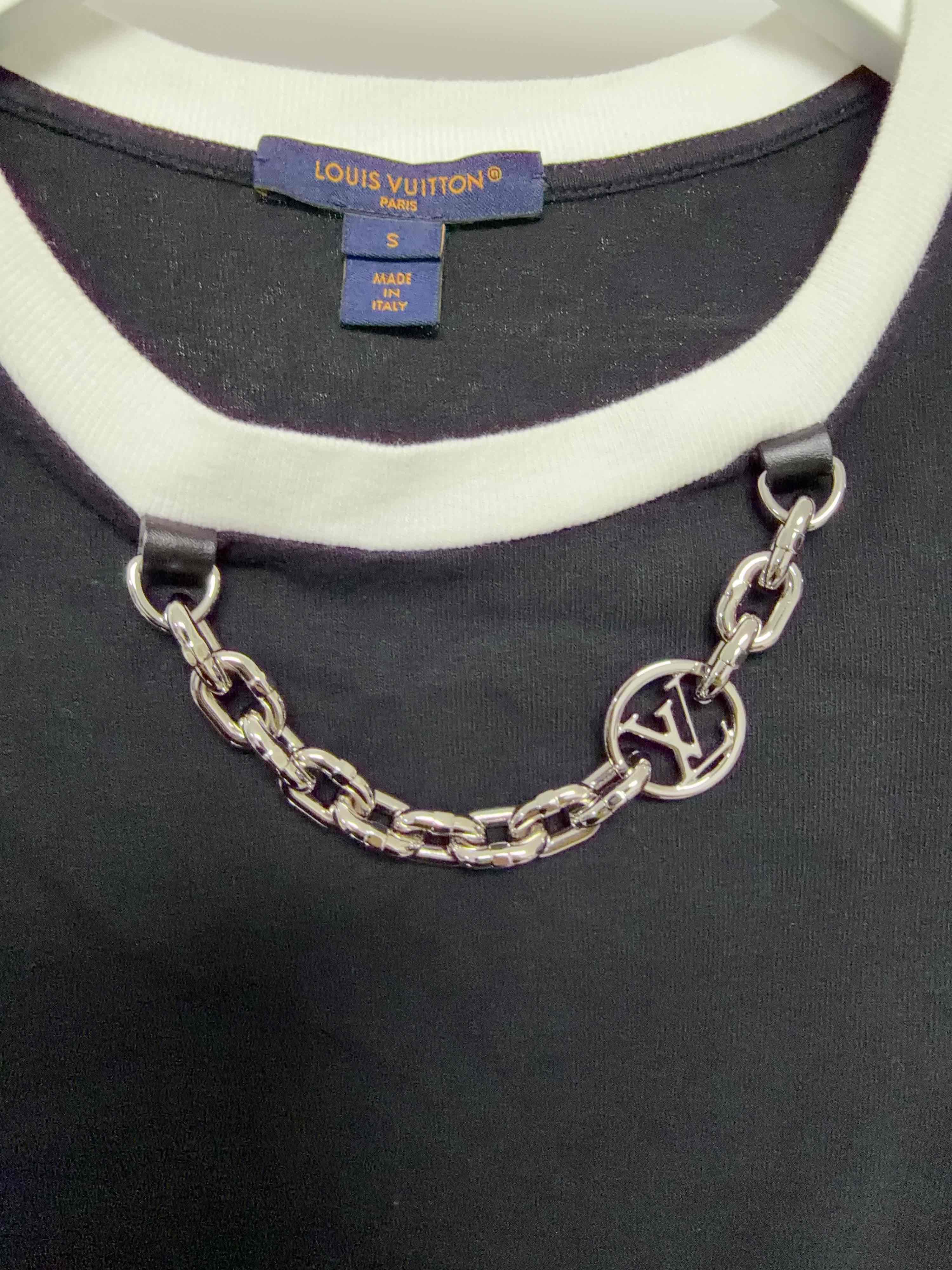 Louis Vuitton Louis Vuitton Chain Detail T-Shirt Size S Size S / US 4 / IT 40 - 8 Thumbnail