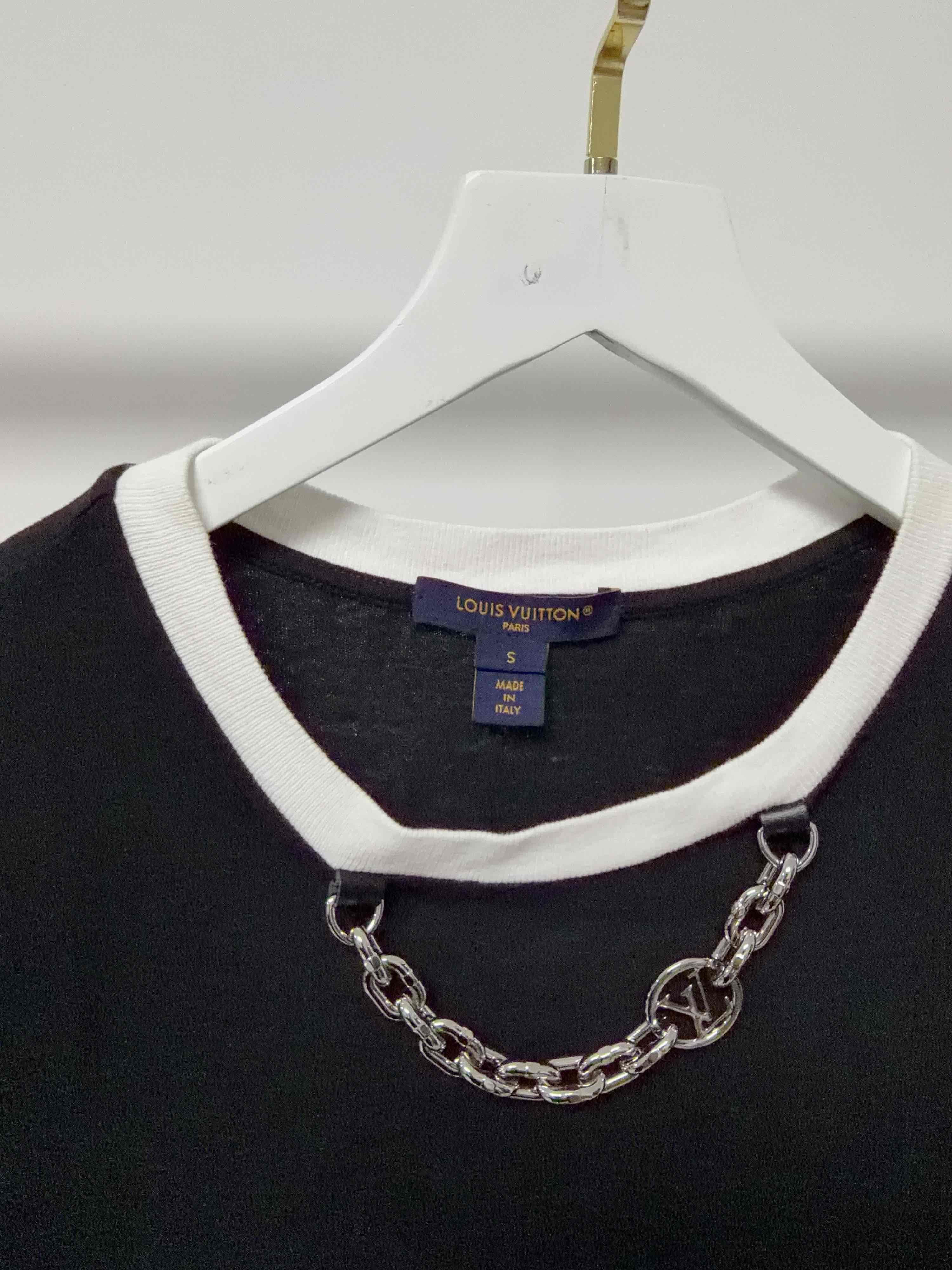 Louis Vuitton Louis Vuitton Chain Detail T-Shirt Size S Size S / US 4 / IT 40 - 6 Thumbnail