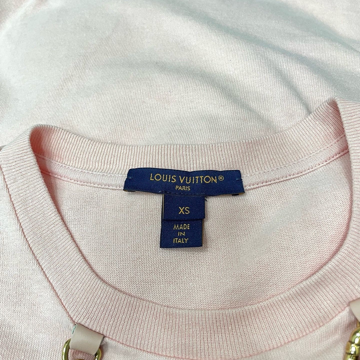 Louis Vuitton Louis Vuitton Chain Detail T-Shirt Size XS Size XS / US 0-2 / IT 36-38 - 3 Thumbnail