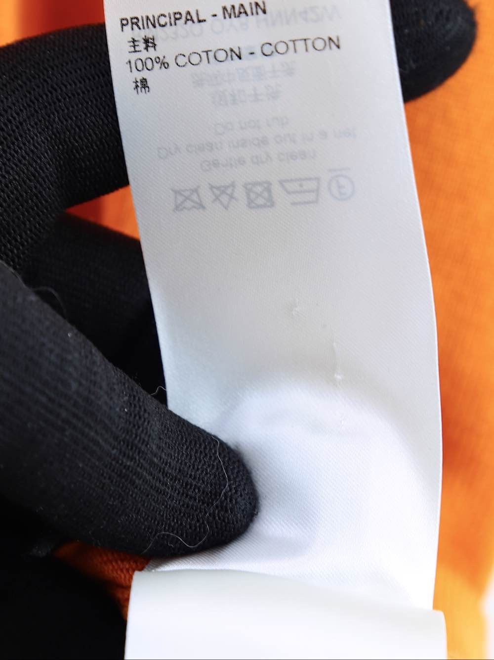 Louis Vuitton Louis Vuitton Embroidered Logo T-Shirt Orange XL Size US XL / EU 56 / 4 - 9 Thumbnail