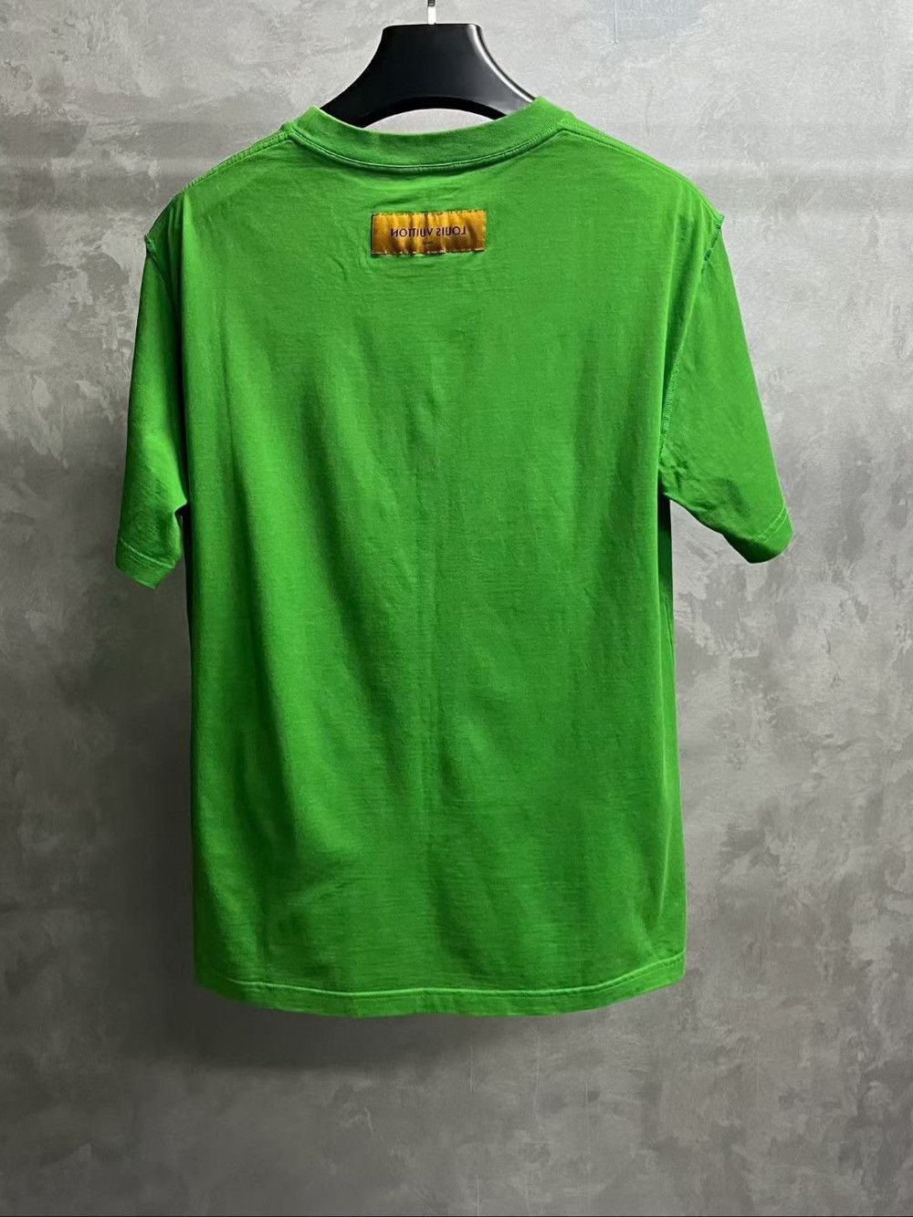 Louis Vuitton Louis Vuitton Green Logo Short Sleeve T-Shirt Size XL Size US XL / EU 56 / 4 - 2 Thumbnail