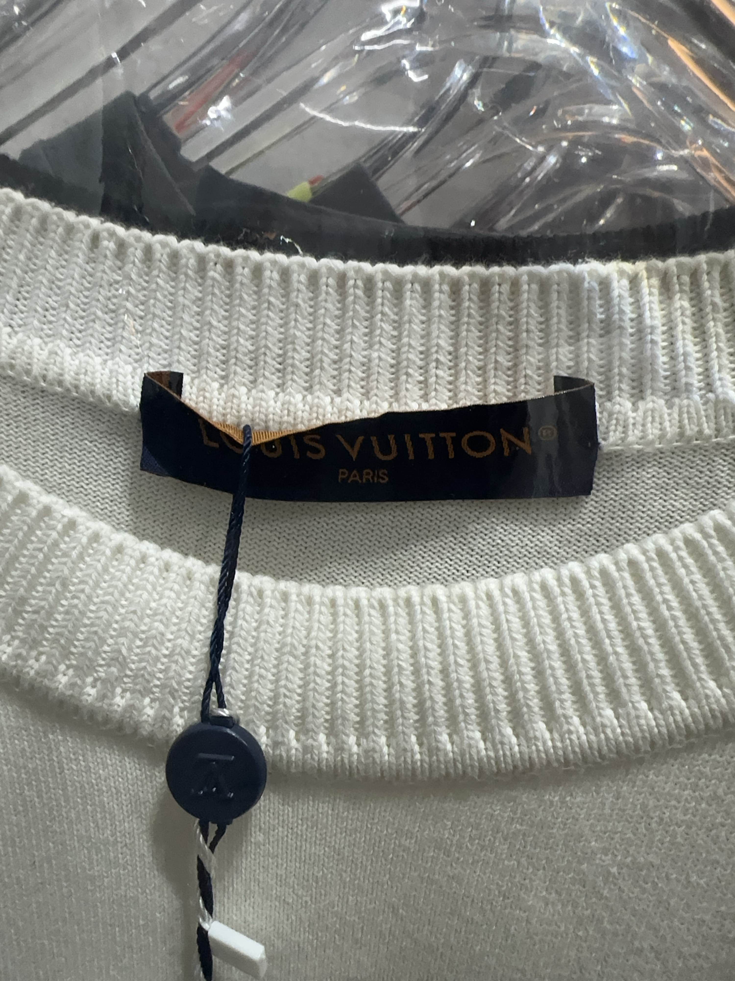 Louis Vuitton Louis Vuitton Logo Knit T-Shirt Size XS Size US XS / EU 42 / 0 - 3 Thumbnail