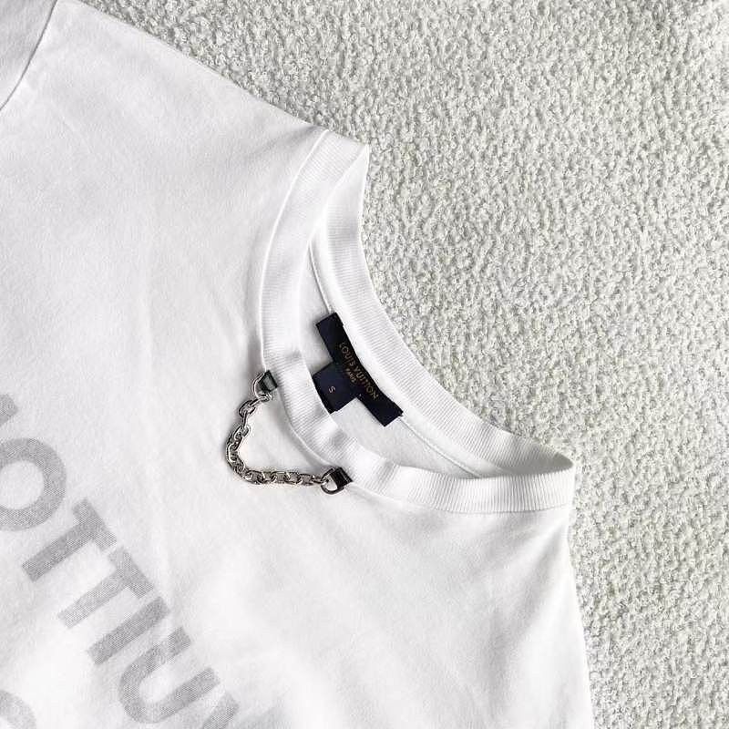 Louis Vuitton Louis Vuitton Chain Logo T-Shirt Size S Size S / US 4 / IT 40 - 3 Thumbnail