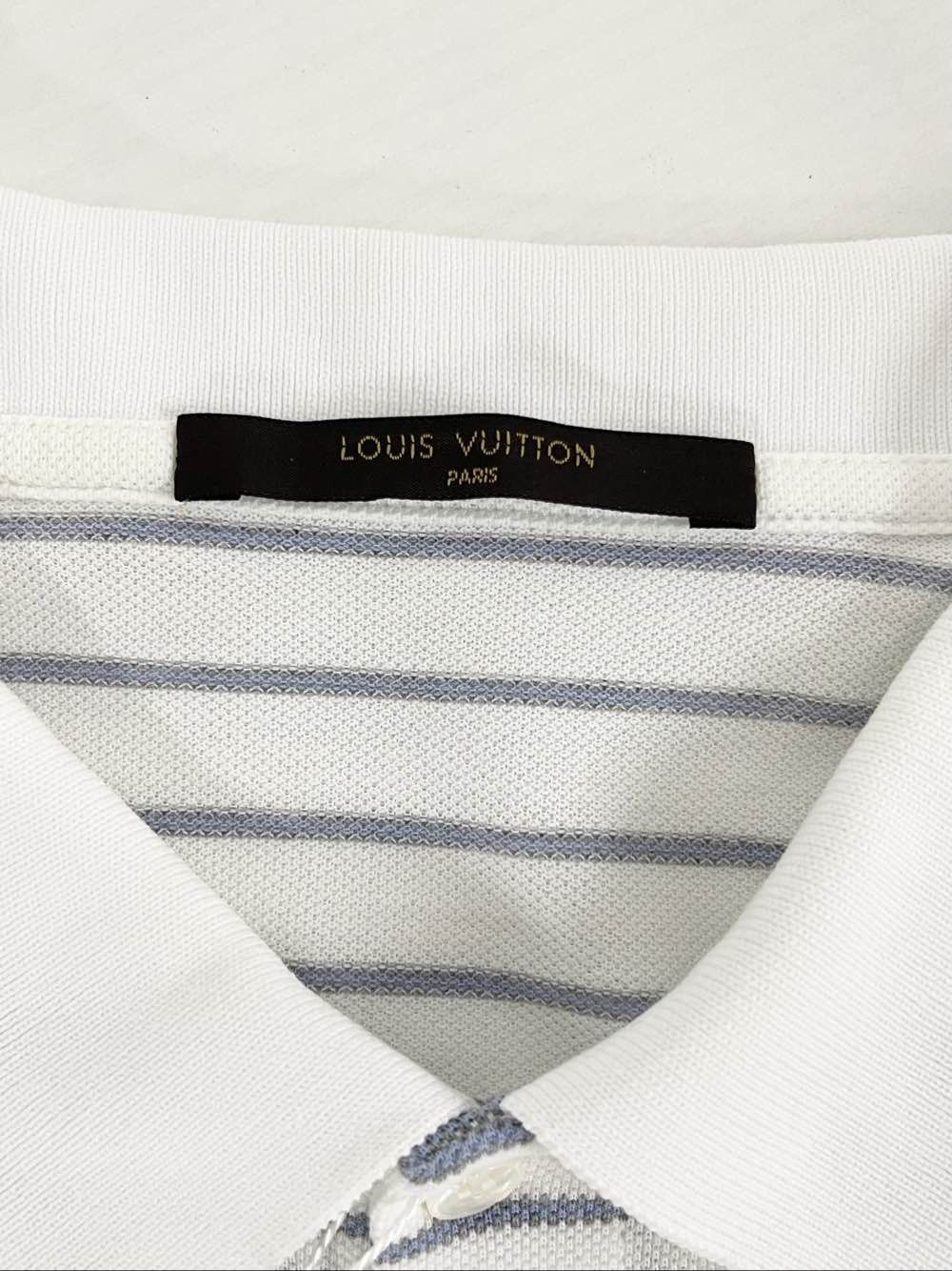 Louis Vuitton Louis Vuitton Striped Polo Shirt XL Size US XL / EU 56 / 4 - 3 Thumbnail