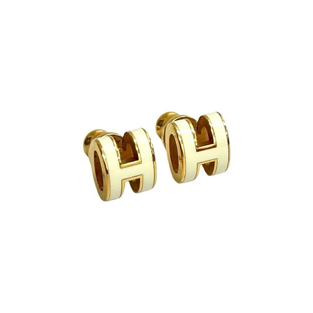 Hermes Hermes Hermes Mini Pop H Earrings Metal Earrings DUTY FREE for USA Size ONE SIZE - 2 Thumbnail