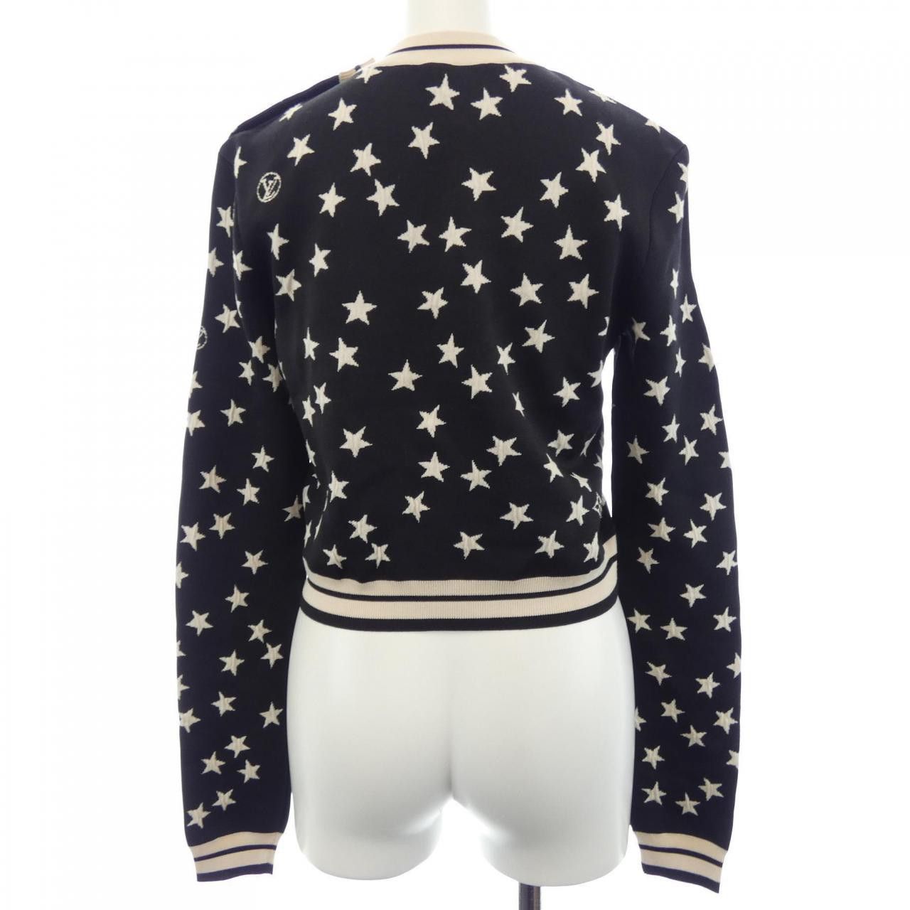 Louis Vuitton Louis Vuitton Louis Vuitton Star Jacquard Knit Pullover Textile Tops FNKL28L18 DUTY FREE for USA Size ONE SIZE - 2 Thumbnail