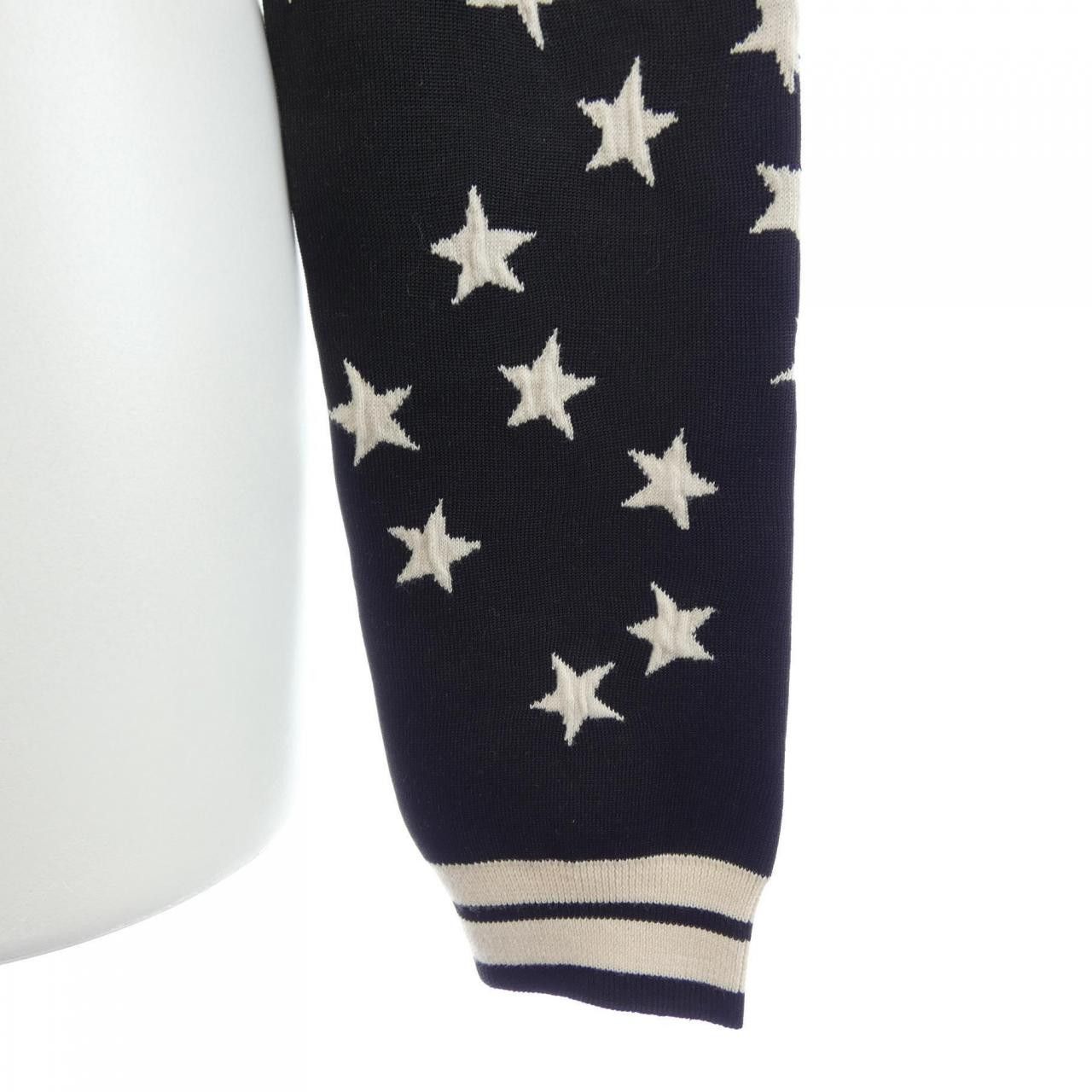 Louis Vuitton Louis Vuitton Louis Vuitton Star Jacquard Knit Pullover Textile Tops FNKL28L18 DUTY FREE for USA Size ONE SIZE - 6 Thumbnail