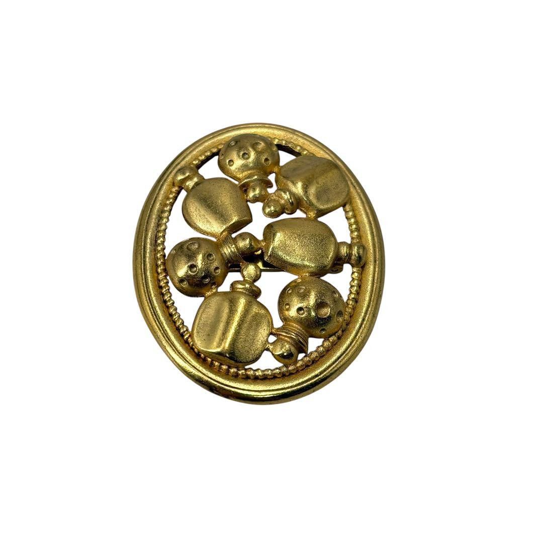 Dior Dior Christian Dior Perfume Motif Brooch Metal Brooch DUTY FREE for USA Size ONE SIZE - 4 Thumbnail