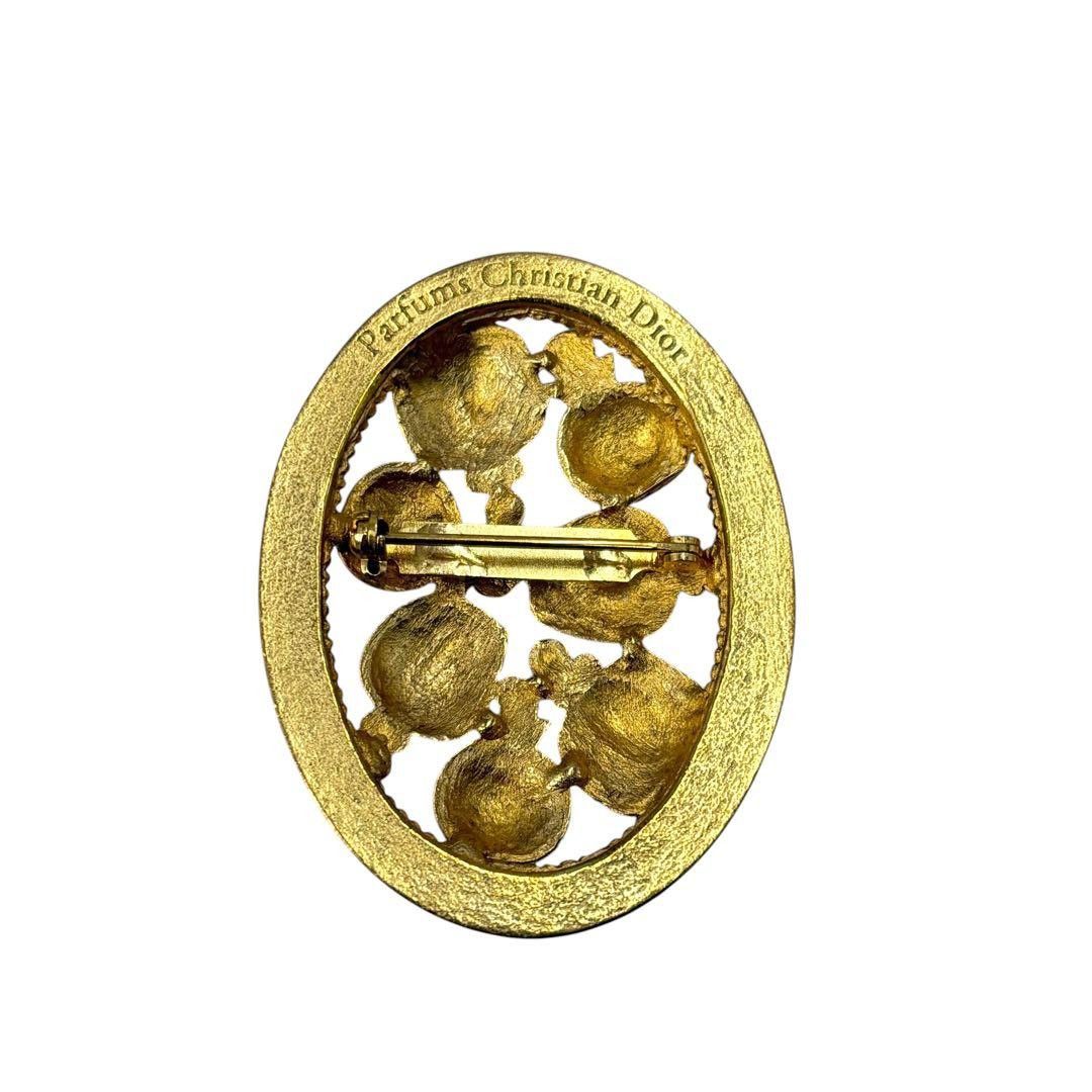 Dior Dior Christian Dior Perfume Motif Brooch Metal Brooch DUTY FREE for USA Size ONE SIZE - 6 Thumbnail