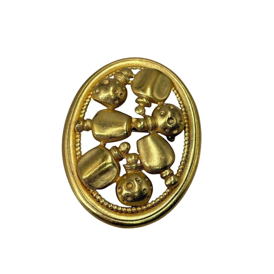 Dior Dior Christian Dior Perfume Motif Brooch Metal Brooch DUTY FREE for USA Size ONE SIZE - 2 Thumbnail