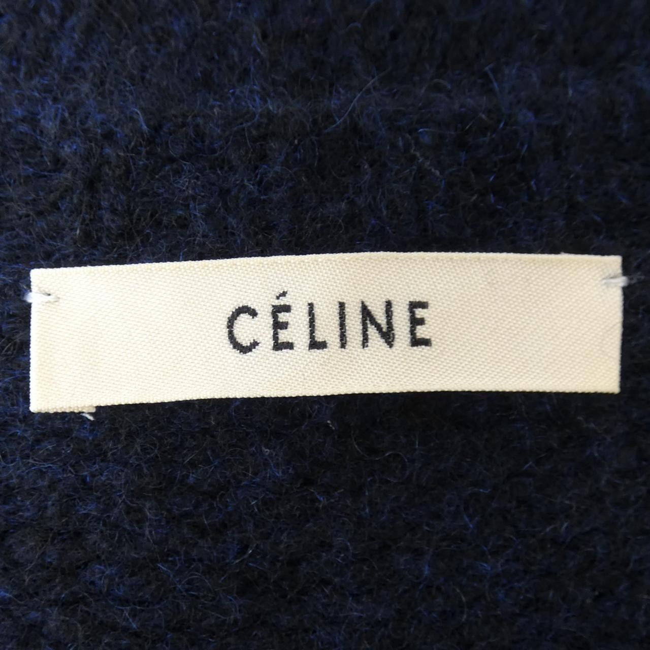 Celine Celine CELINE Cashmere Knit Textile Tops 23BJ45603 DUTY FREE for USA Size ONE SIZE - 4 Thumbnail