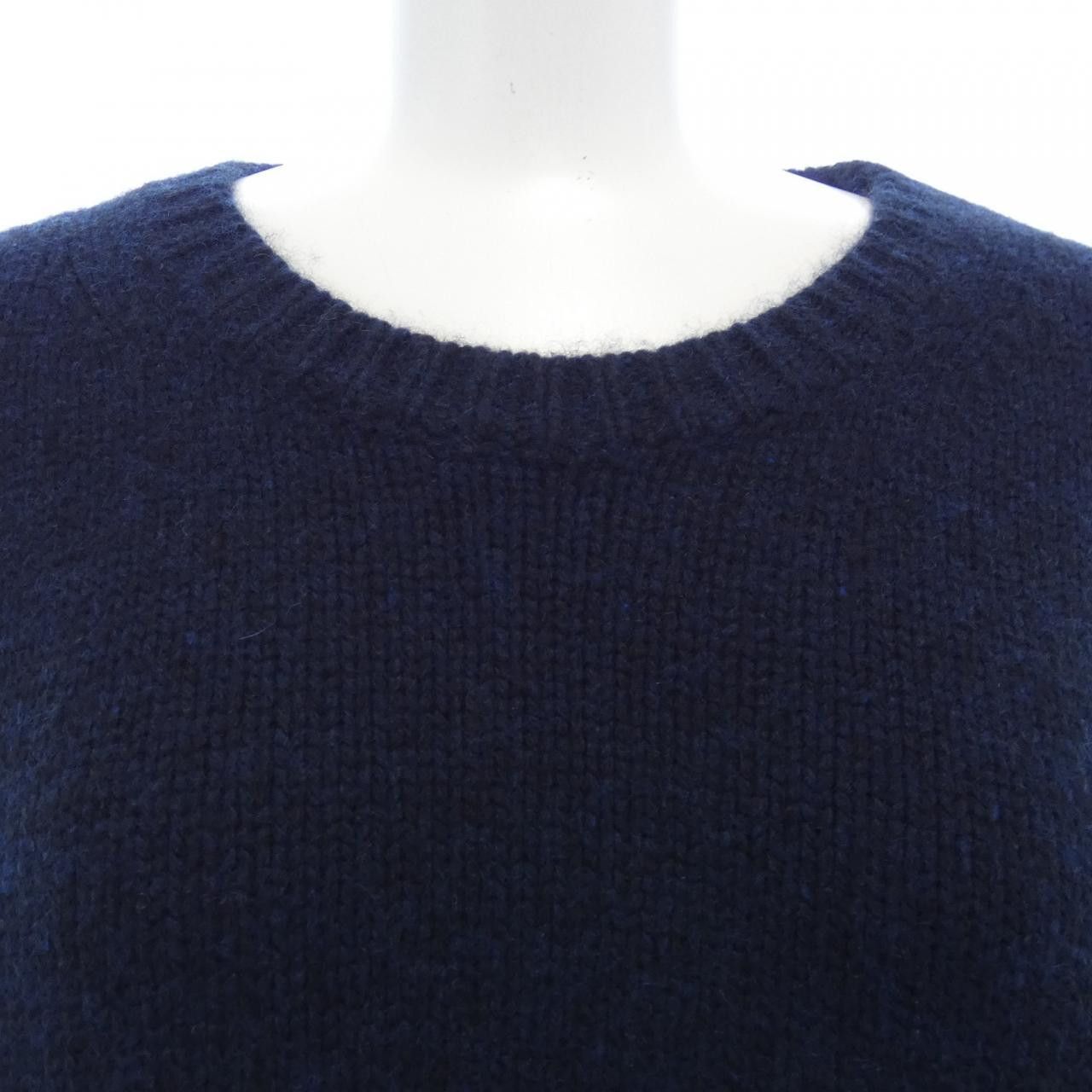 Celine Celine CELINE Cashmere Knit Textile Tops 23BJ45603 DUTY FREE for USA Size ONE SIZE - 5 Thumbnail