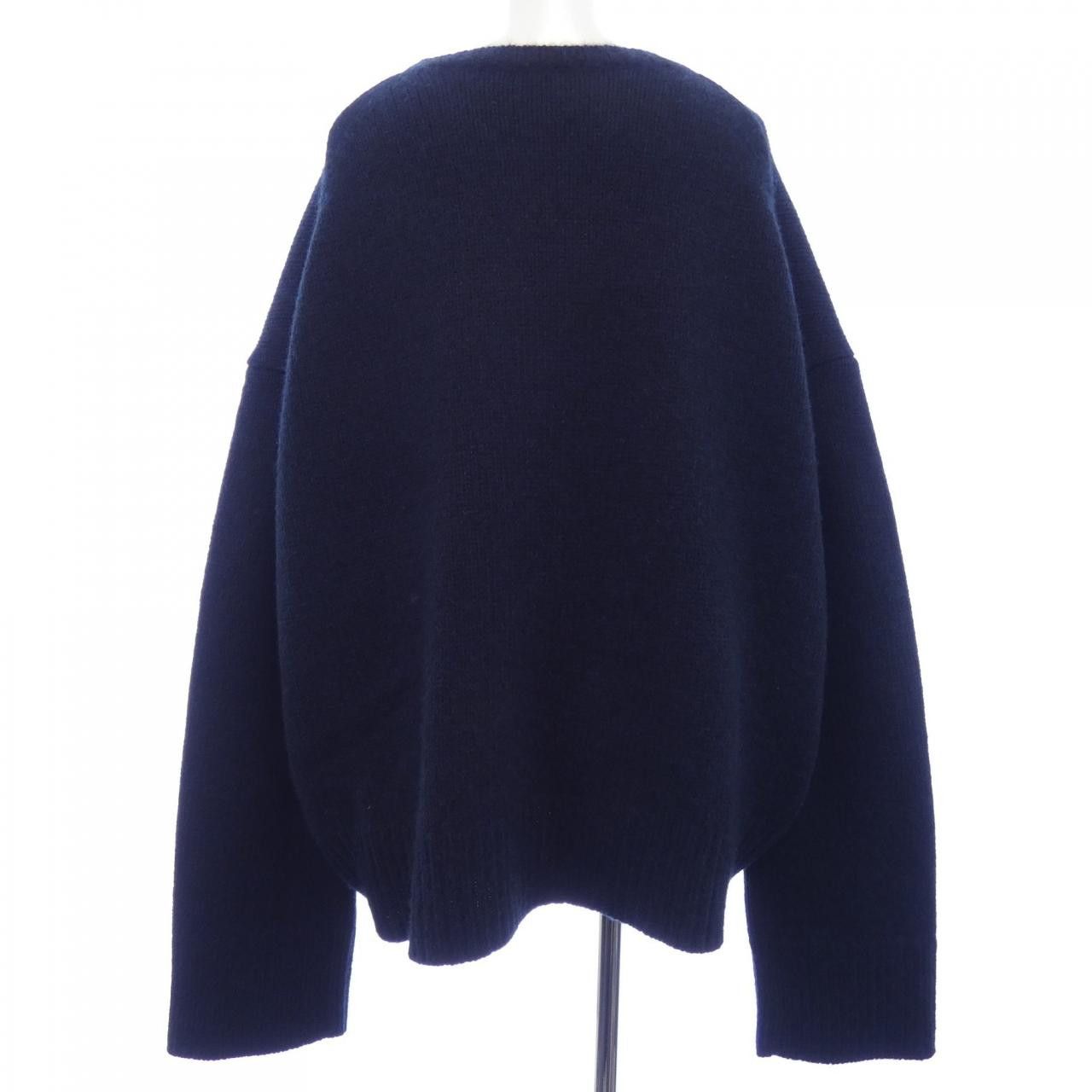 Celine Celine CELINE Cashmere Knit Textile Tops 23BJ45603 DUTY FREE for USA Size ONE SIZE - 2 Thumbnail