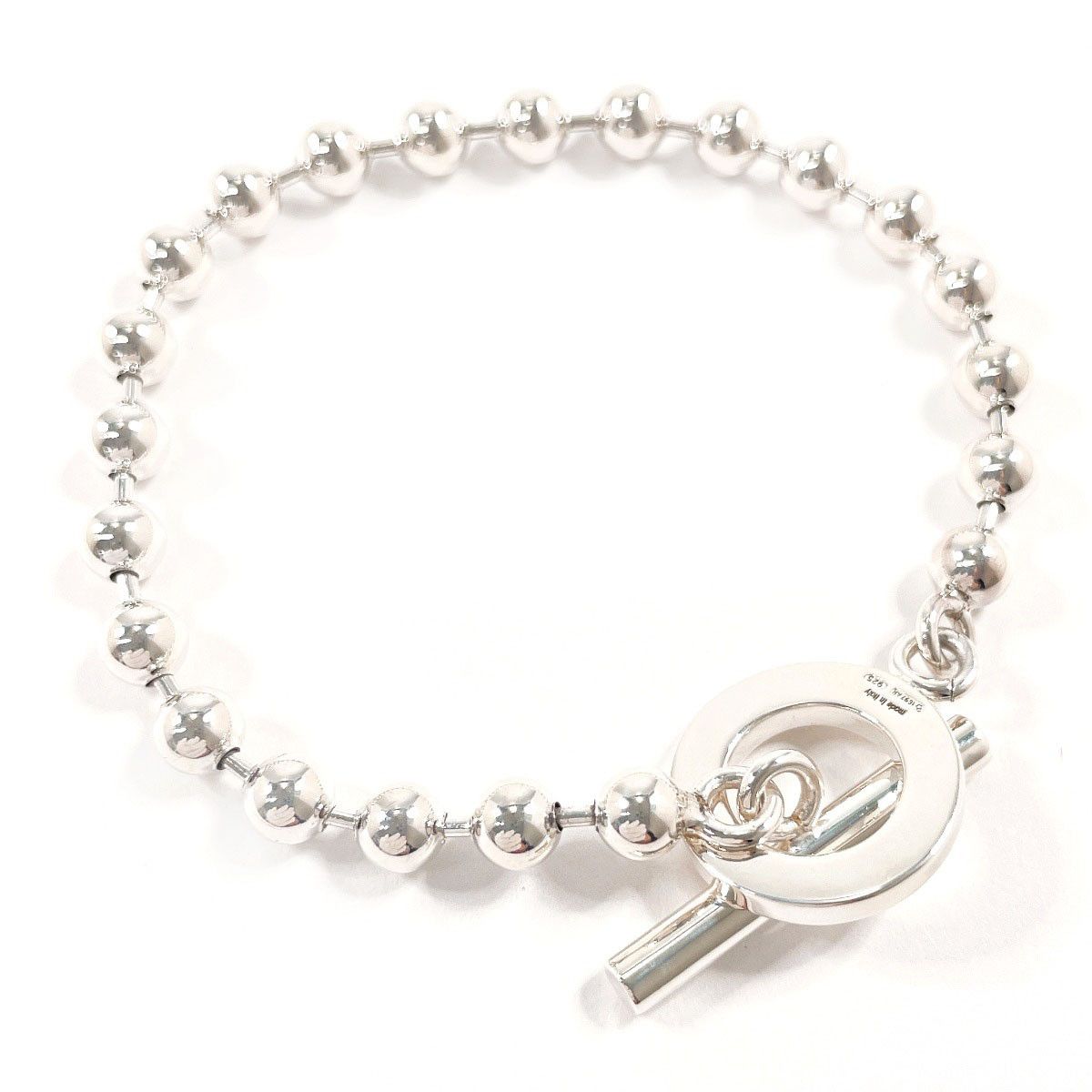 Gucci Gucci Gucci 925 Silver Ball Chain Bracelet Precious Metal Bracelet DUTY FREE for USA Size ONE SIZE - 3 Thumbnail