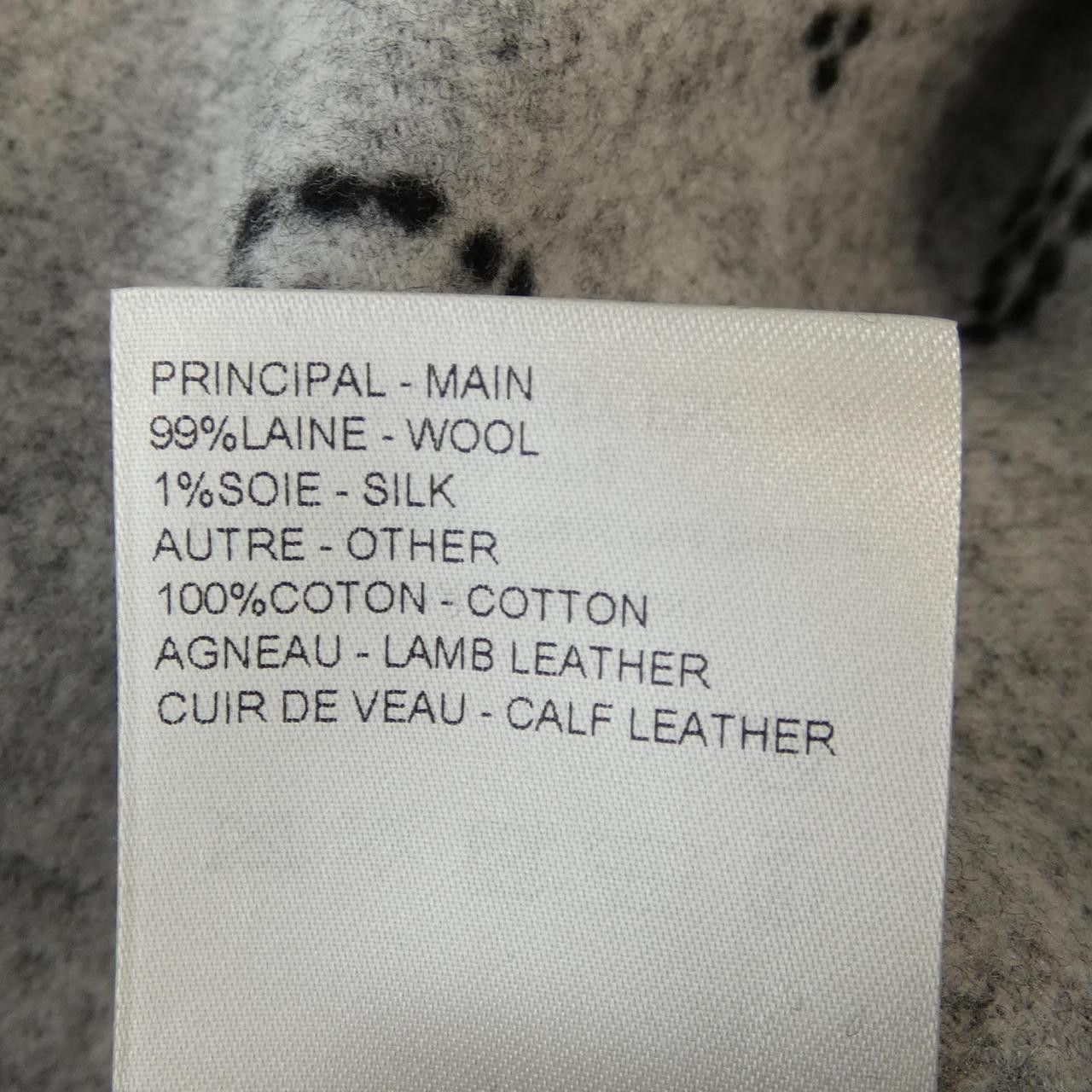 Louis Vuitton Louis Vuitton Louis Vuitton Wool Blend Cape Textile Outerwear FSCO08PGY DUTY FREE for USA Size ONE SIZE - 3 Thumbnail