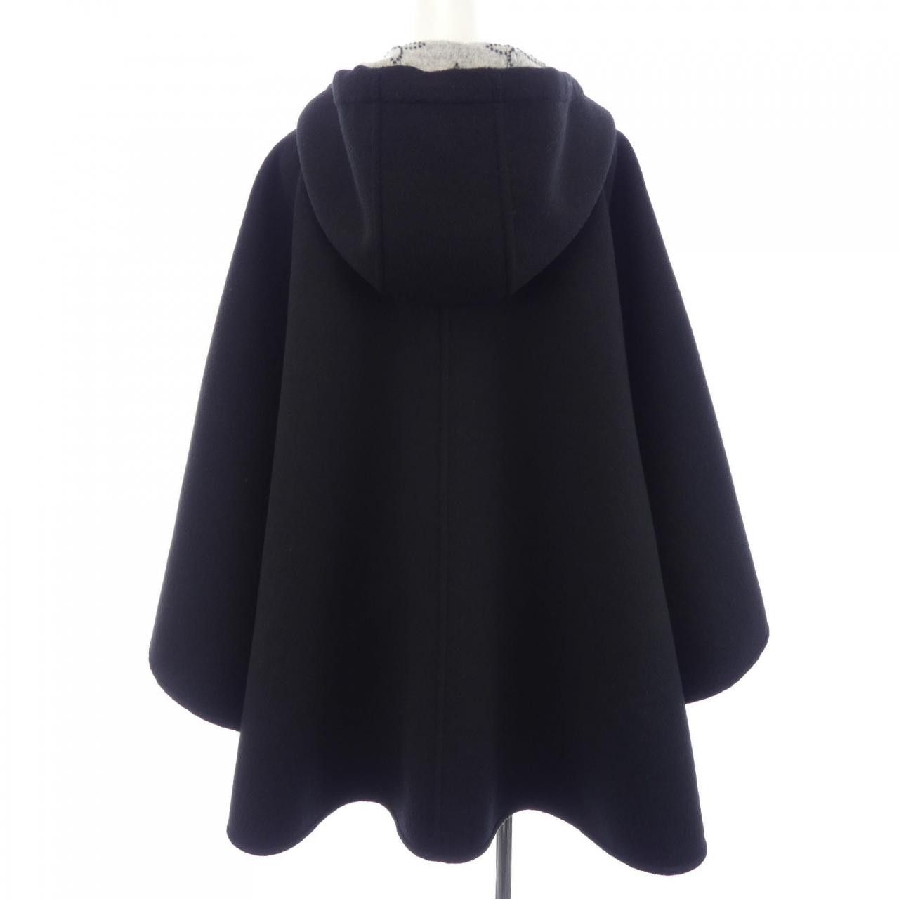 Louis Vuitton Louis Vuitton Louis Vuitton Wool Blend Cape Textile Outerwear FSCO08PGY DUTY FREE for USA Size ONE SIZE - 2 Thumbnail