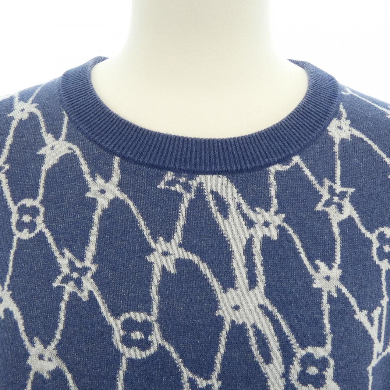 Louis Vuitton Louis Vuitton Louis Vuitton Cotton Short Sleeve Crewneck Knit Textile Tops HRN16WAUR DUTY FREE for USA Size ONE SIZE - 5 Thumbnail