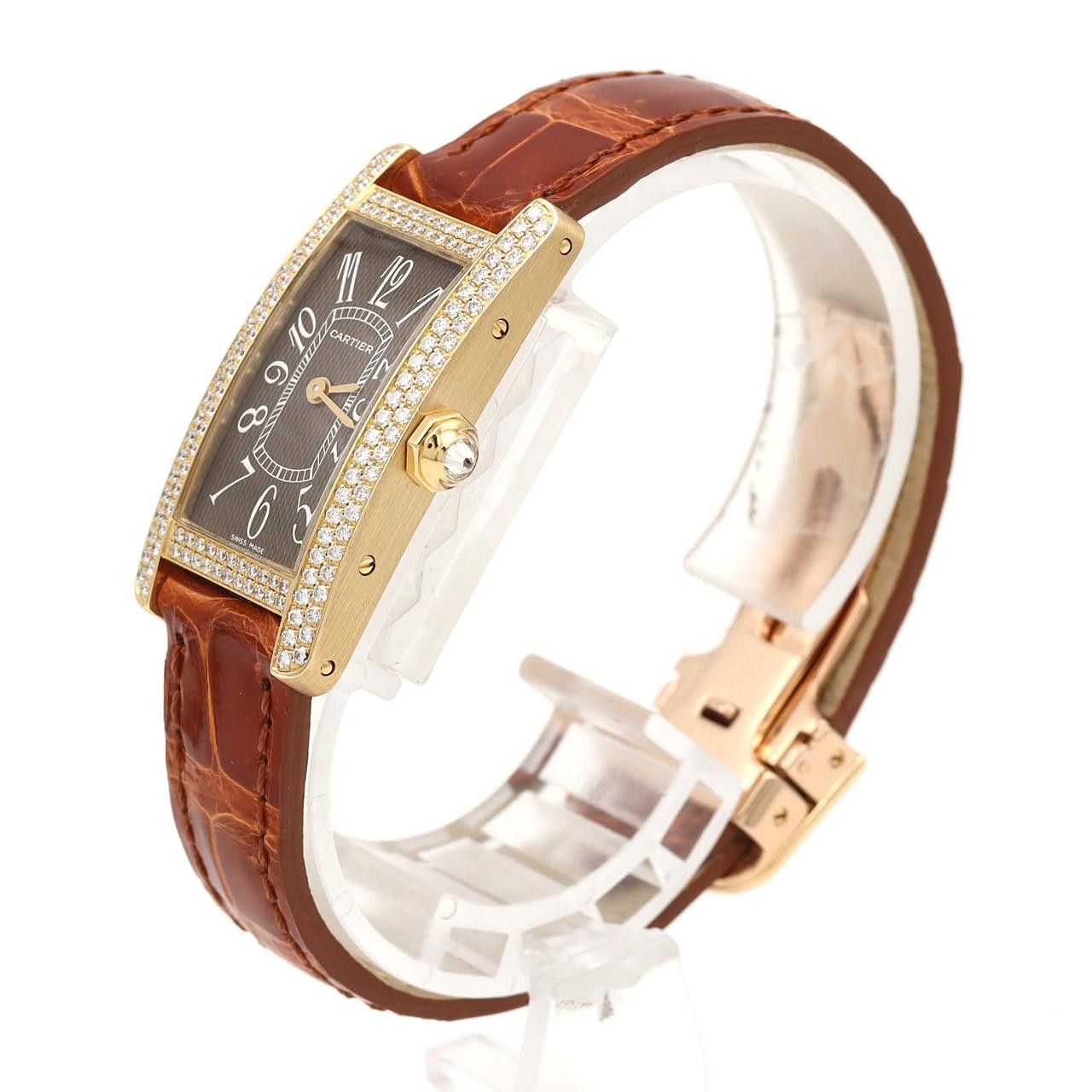Cartier Cartier Cartier Tank Américaine 18K Yellow Gold Quartz Precious Metal Quartz WB705631 DUTY FREE for USA Size ONE SIZE - 2 Thumbnail