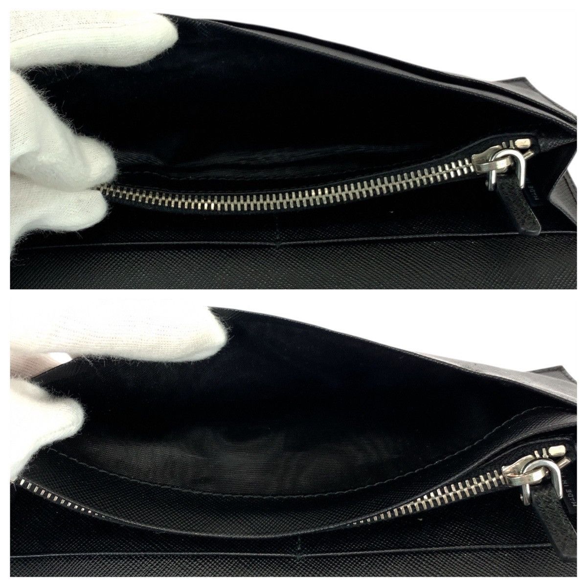 Prada Prada Prada Saffiano Leather Long Wallet Leather Long Wallet DUTY FREE for USA Size ONE SIZE - 8 Thumbnail