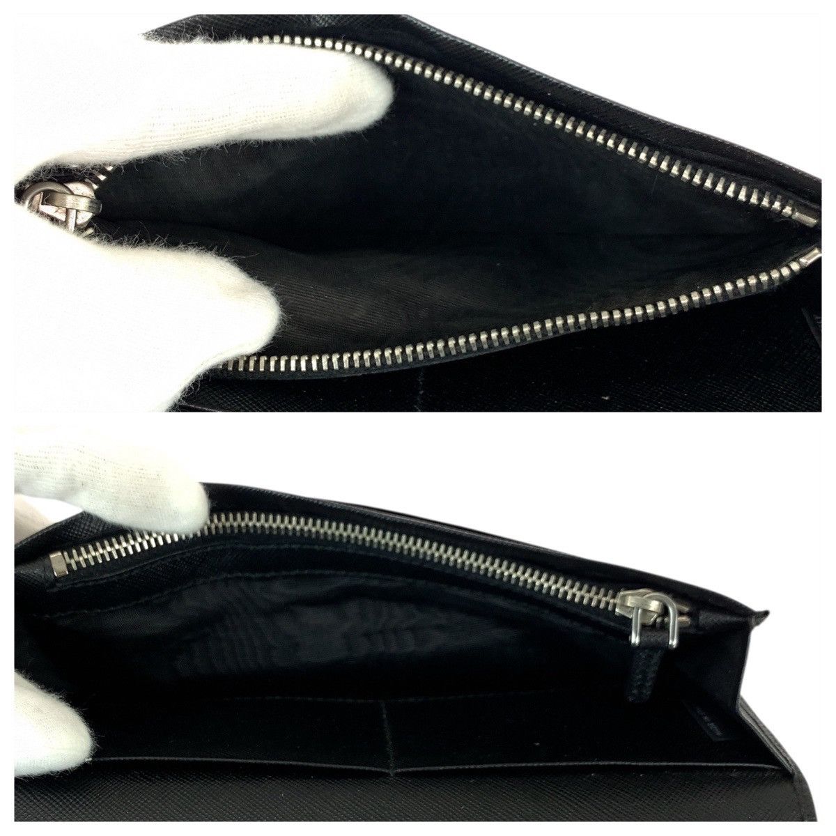 Prada Prada Prada Saffiano Leather Long Wallet Leather Long Wallet DUTY FREE for USA Size ONE SIZE - 11 Thumbnail