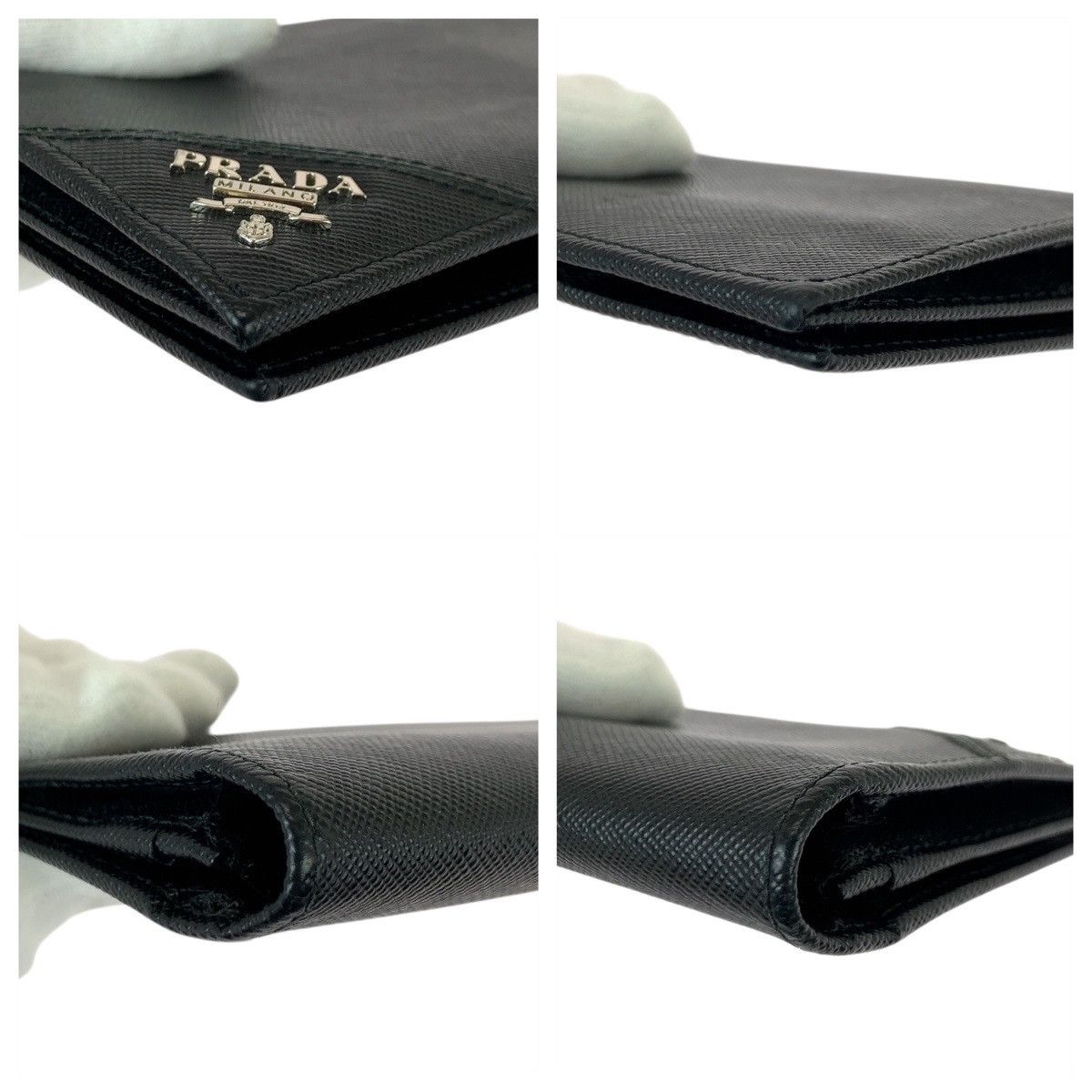 Prada Prada Prada Saffiano Leather Long Wallet Leather Long Wallet DUTY FREE for USA Size ONE SIZE - 4 Thumbnail