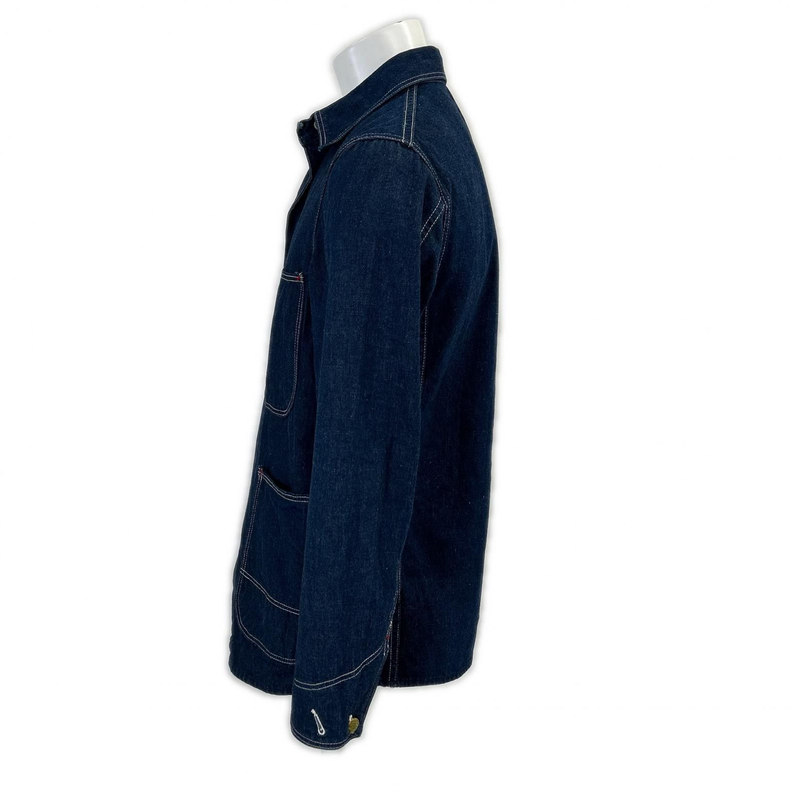 Other Other Test Cotton Denim Coverall Jacket Textile Outerwear DUTY FREE for USA Size ONE SIZE - 2 Thumbnail