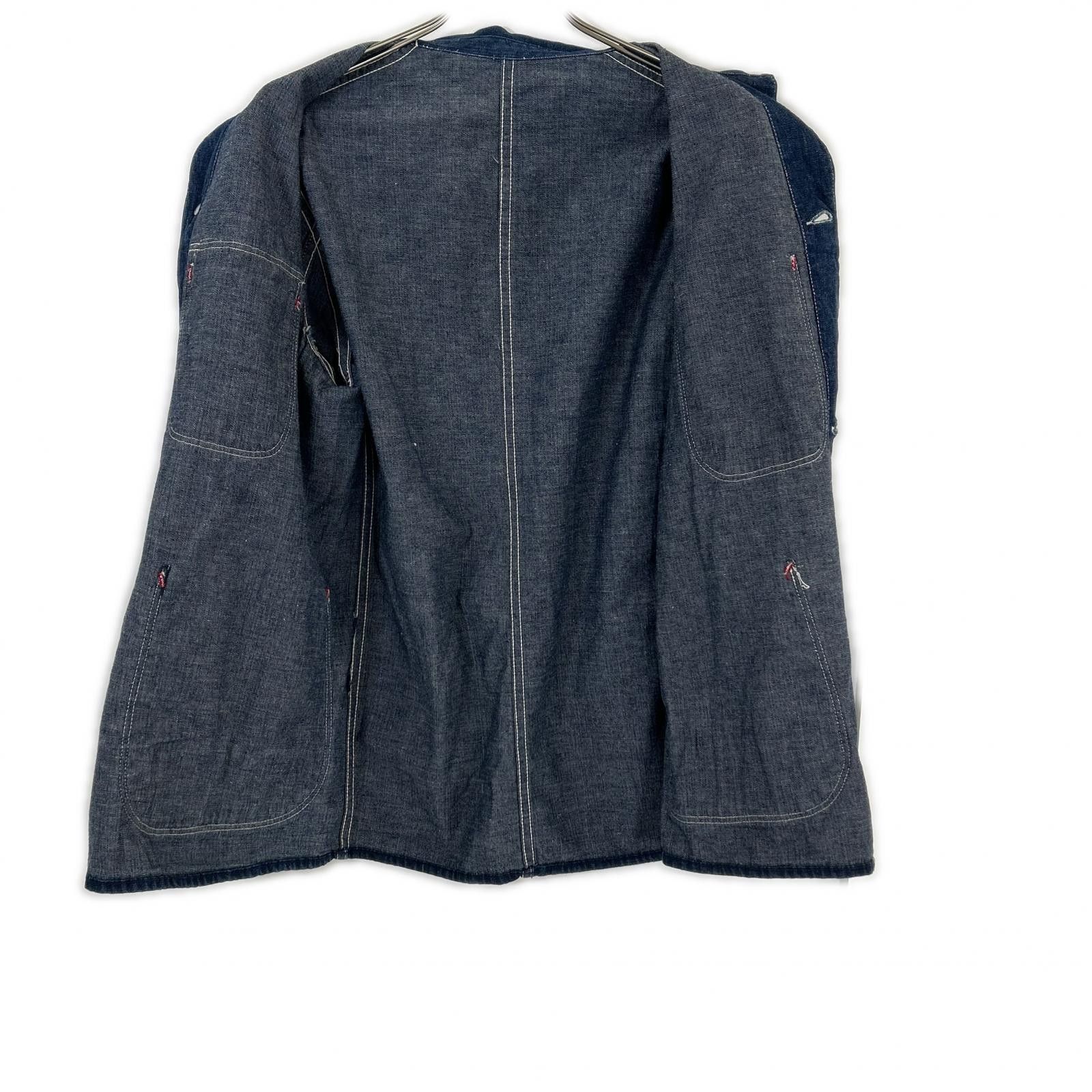 Other Other Test Cotton Denim Coverall Jacket Textile Outerwear DUTY FREE for USA Size ONE SIZE - 4 Thumbnail